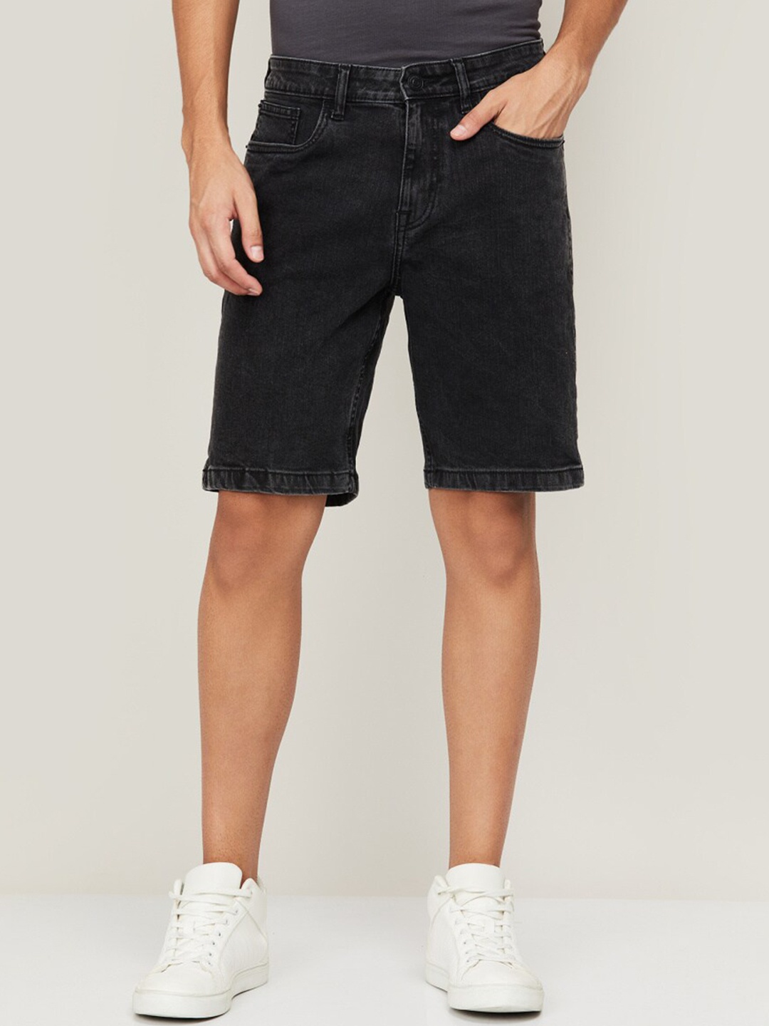 

Fame Forever by Lifestyle Men Black Denim Shorts