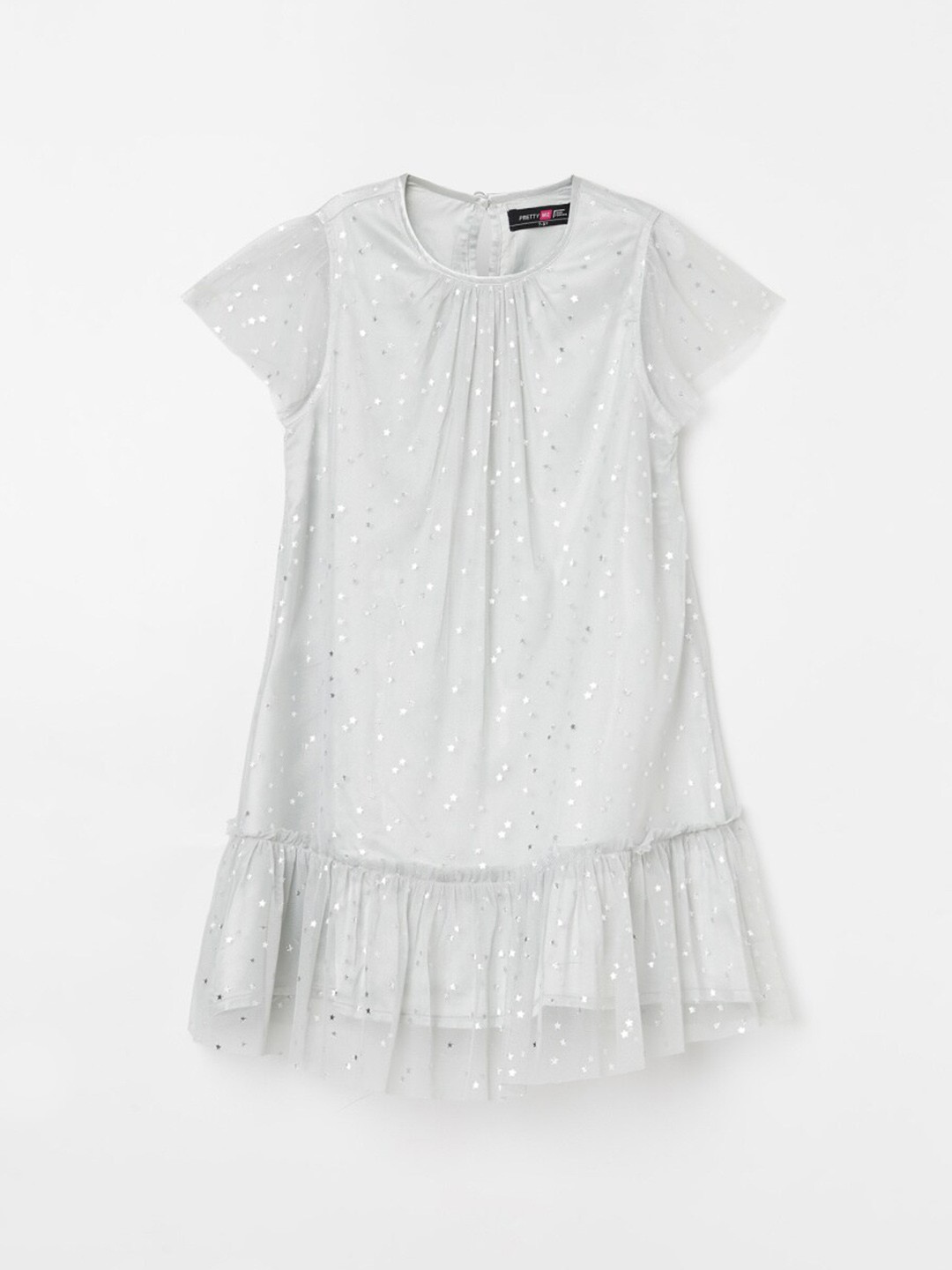 

Fame Forever by Lifestyle Grey Drop-Waist Dress