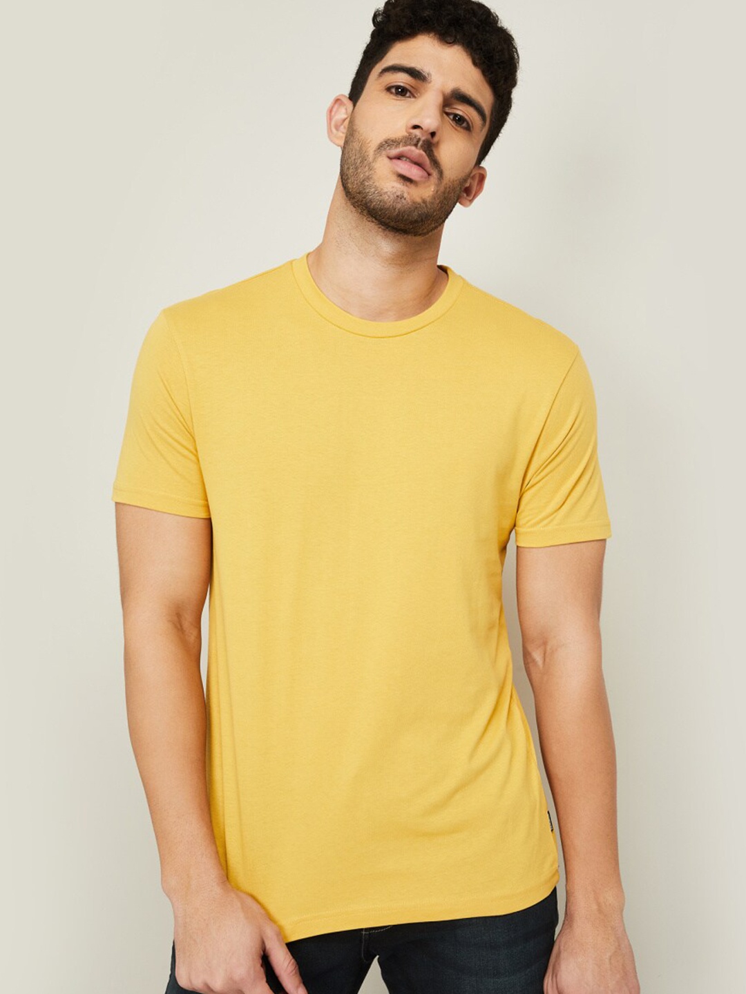 

Fame Forever by Lifestyle Men Yellow T-shirt