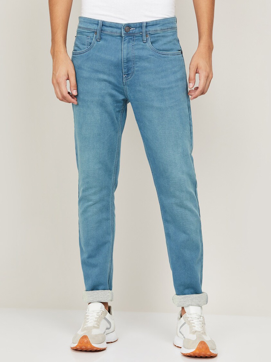 

Fame Forever by Lifestyle Men Blue Light Fade Jeans