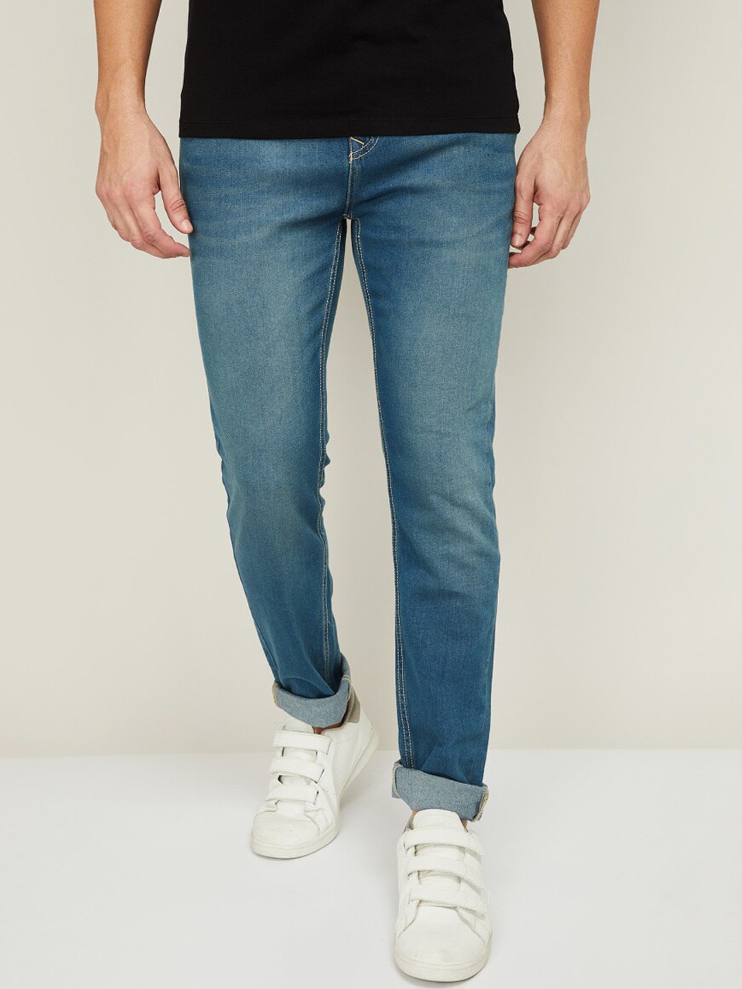 

Fame Forever by Lifestyle Men Blue Light Fade Jeans