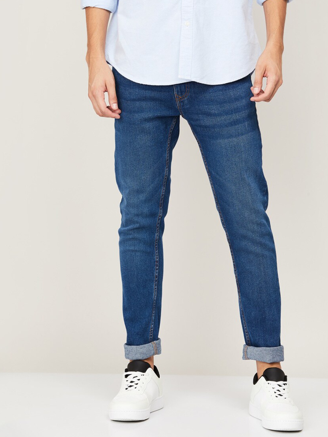 

Fame Forever by Lifestyle Men Blue Light Fade Jeans