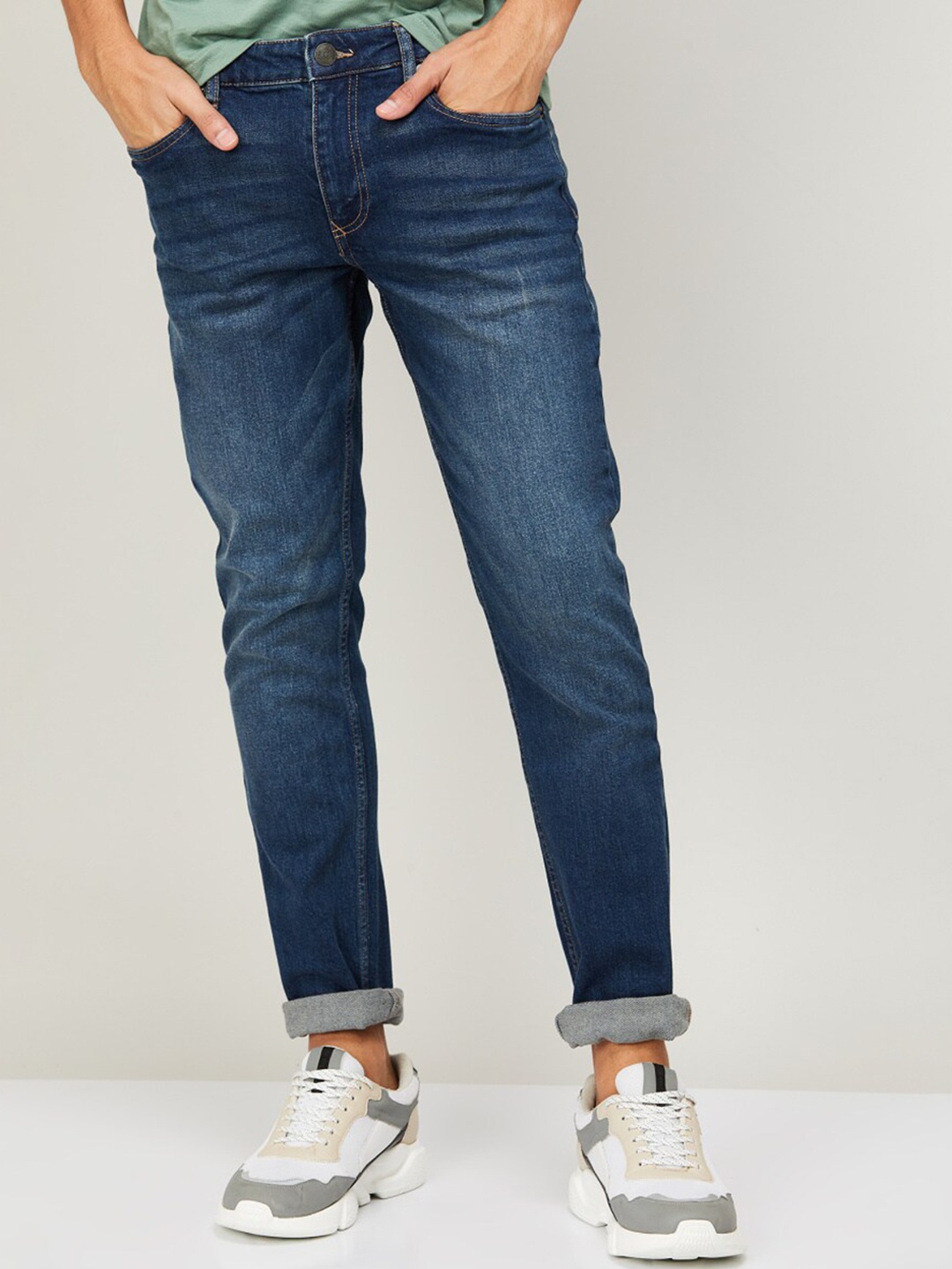 

Fame Forever by Lifestyle Men Blue Light Fade Jeans