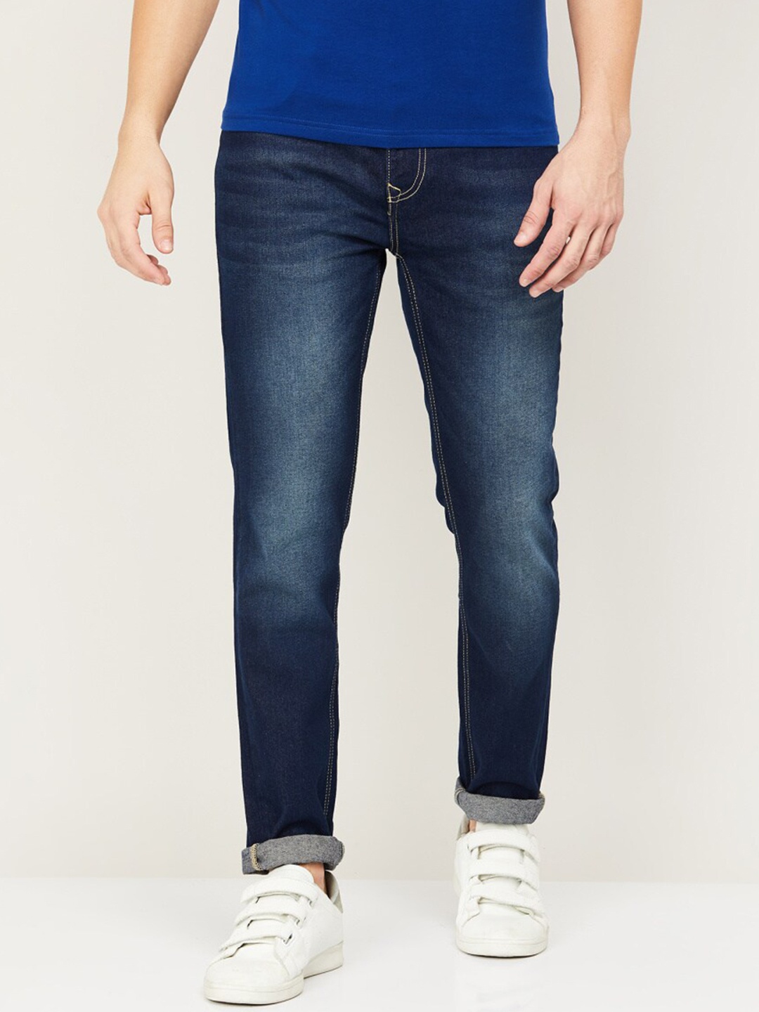 

Fame Forever by Lifestyle Men Blue Light Fade Jeans