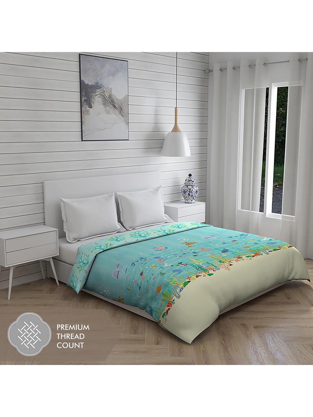

Boutique Living India Unisex Teal Blankets Quilts and Dohars