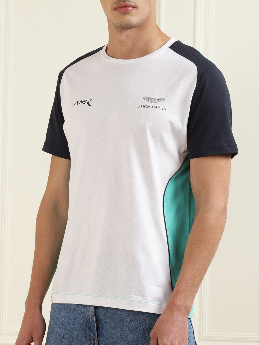 

HACKETT LONDON Men White Applique T-shirt