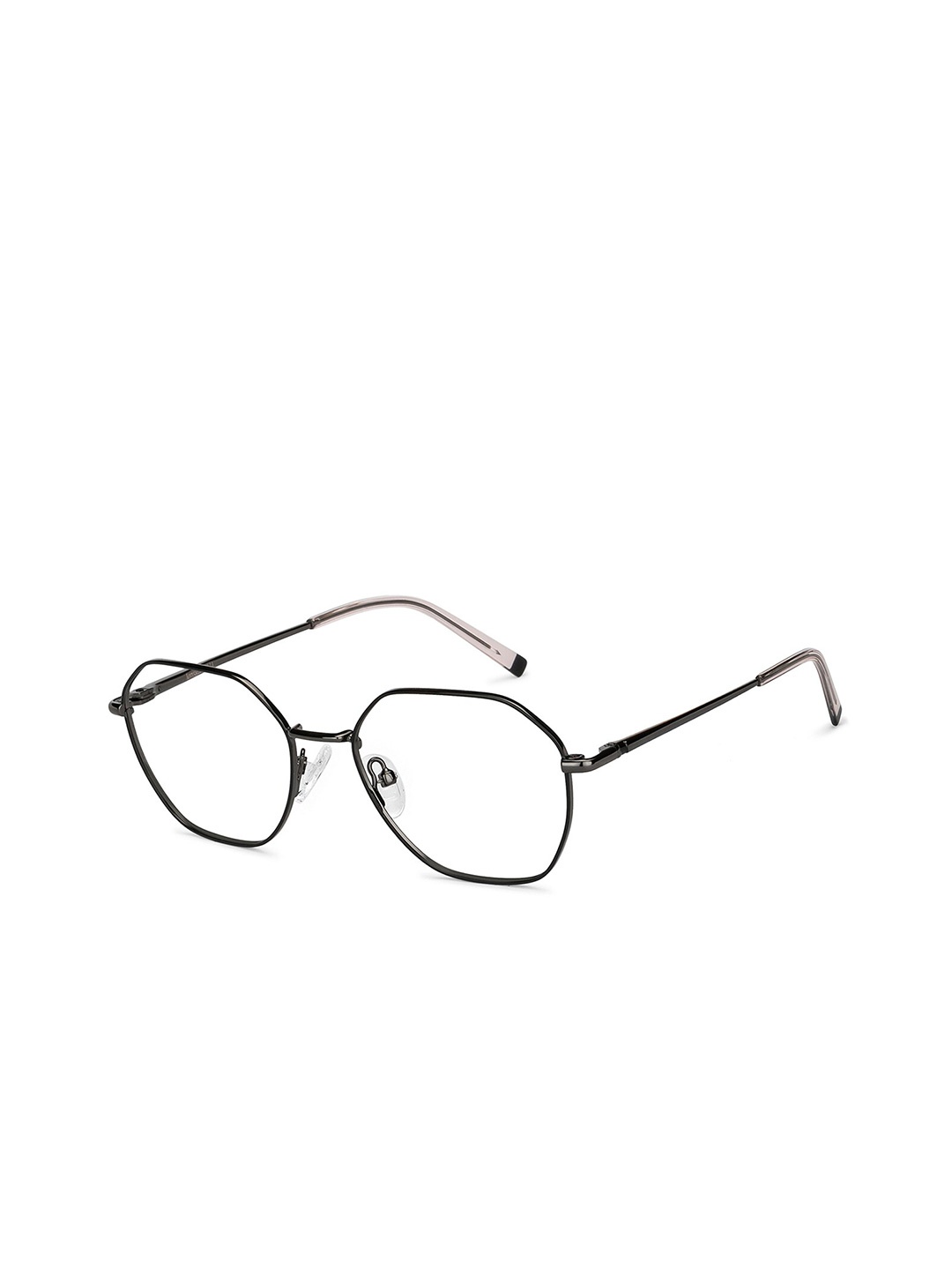 

Lenskart Blu Unisex Transparent & Black Full Rim Round Frames