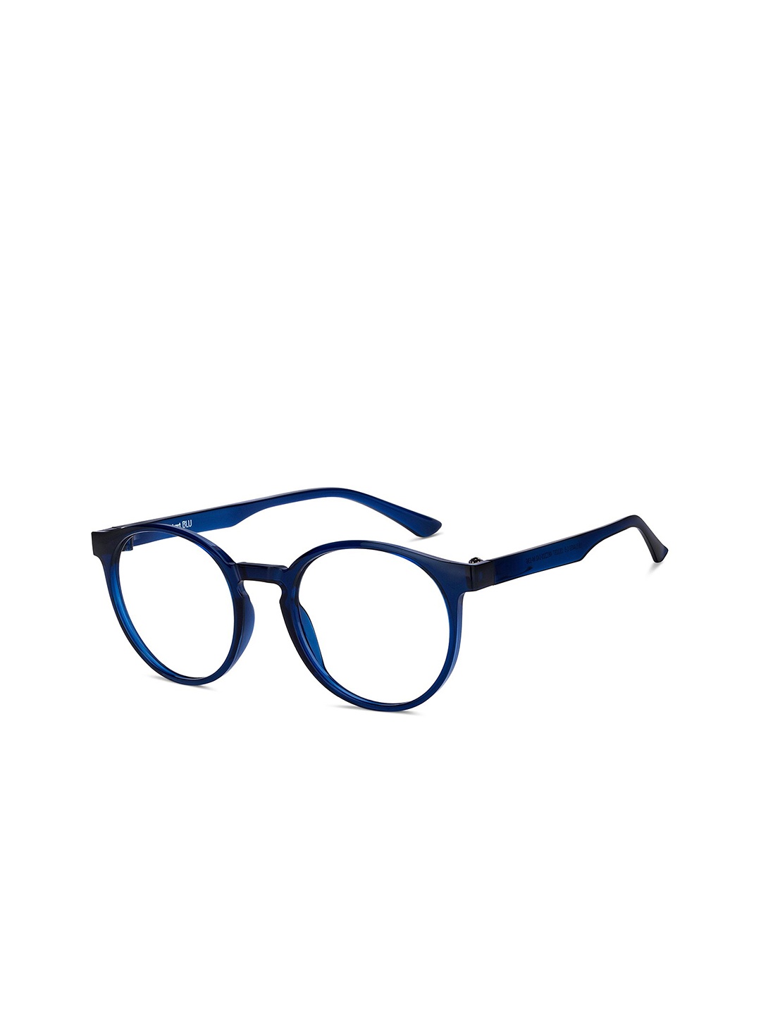 

Lenskart Blu Unisex Zero Power Blue Cut Anti Glare Lightweight Computer Glasses, Transparent