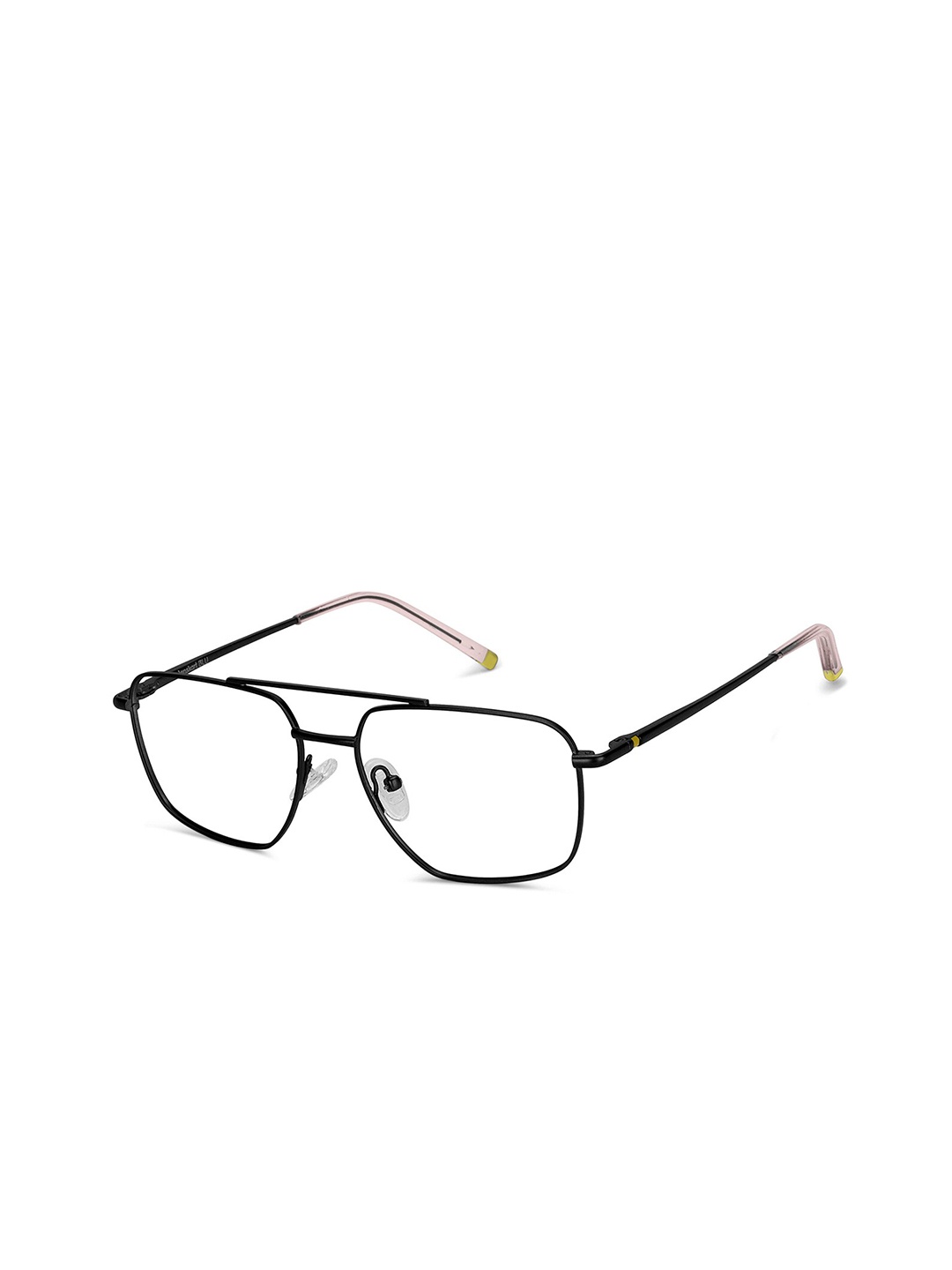 

Lenskart Blu Unisex Transparent & Black Full Rim Rectangle Frames