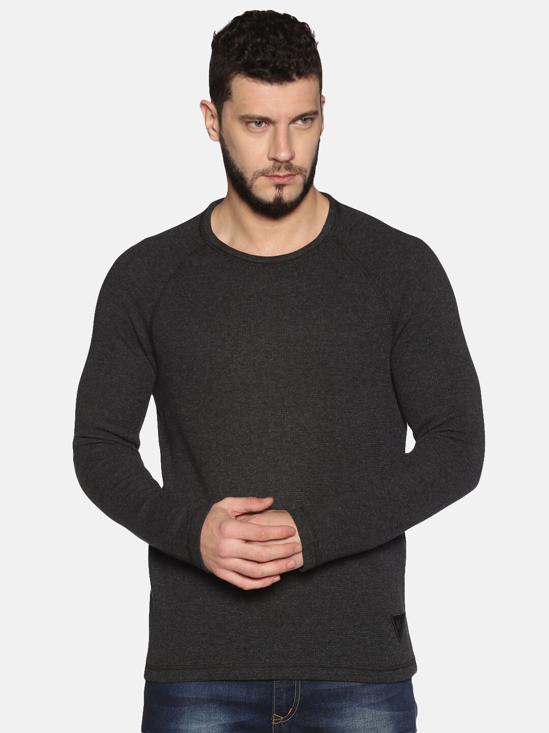 

UrGear Men Black Sweatshirt