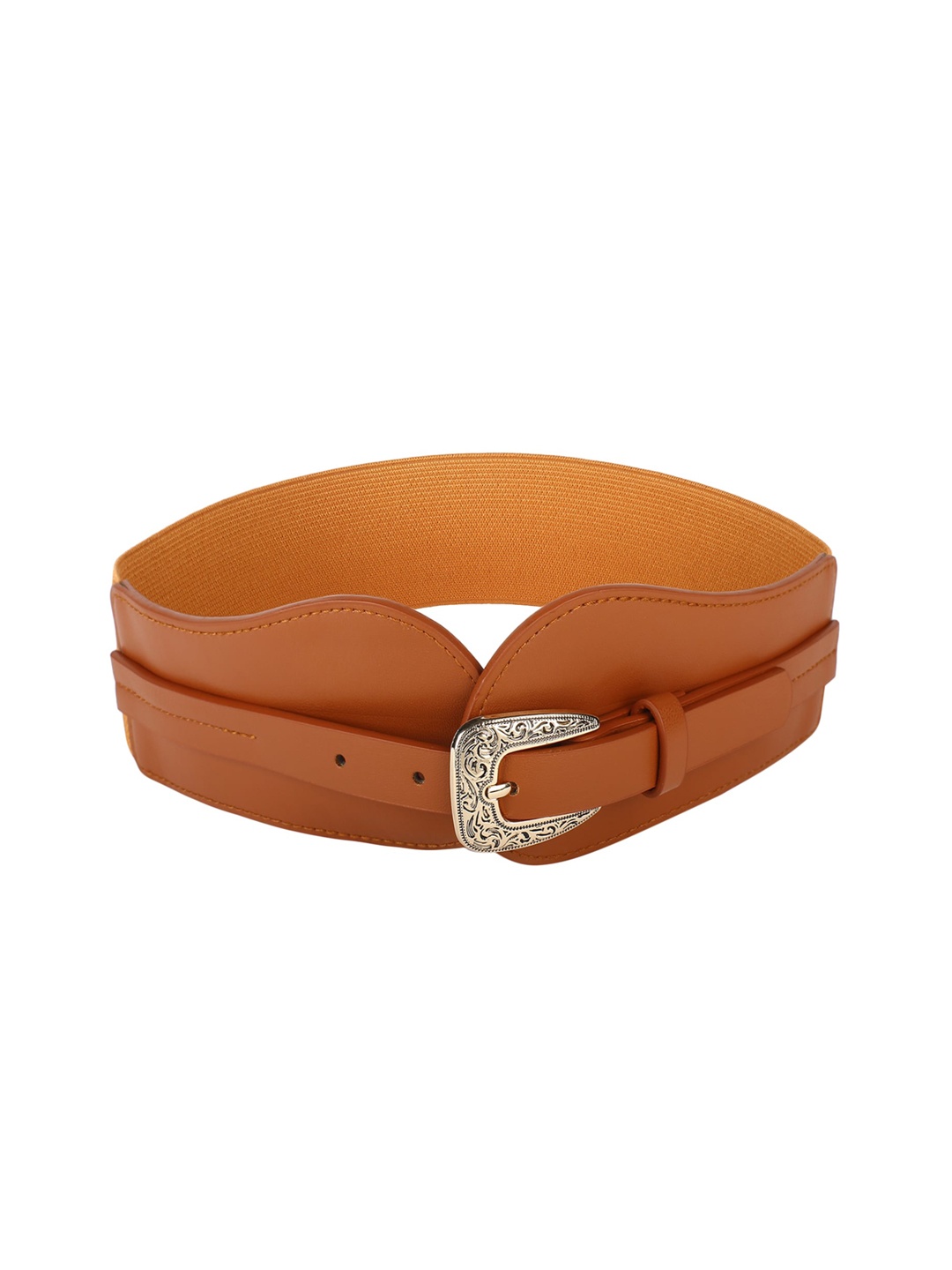 

CRUSSET Women Tan Solid Belt