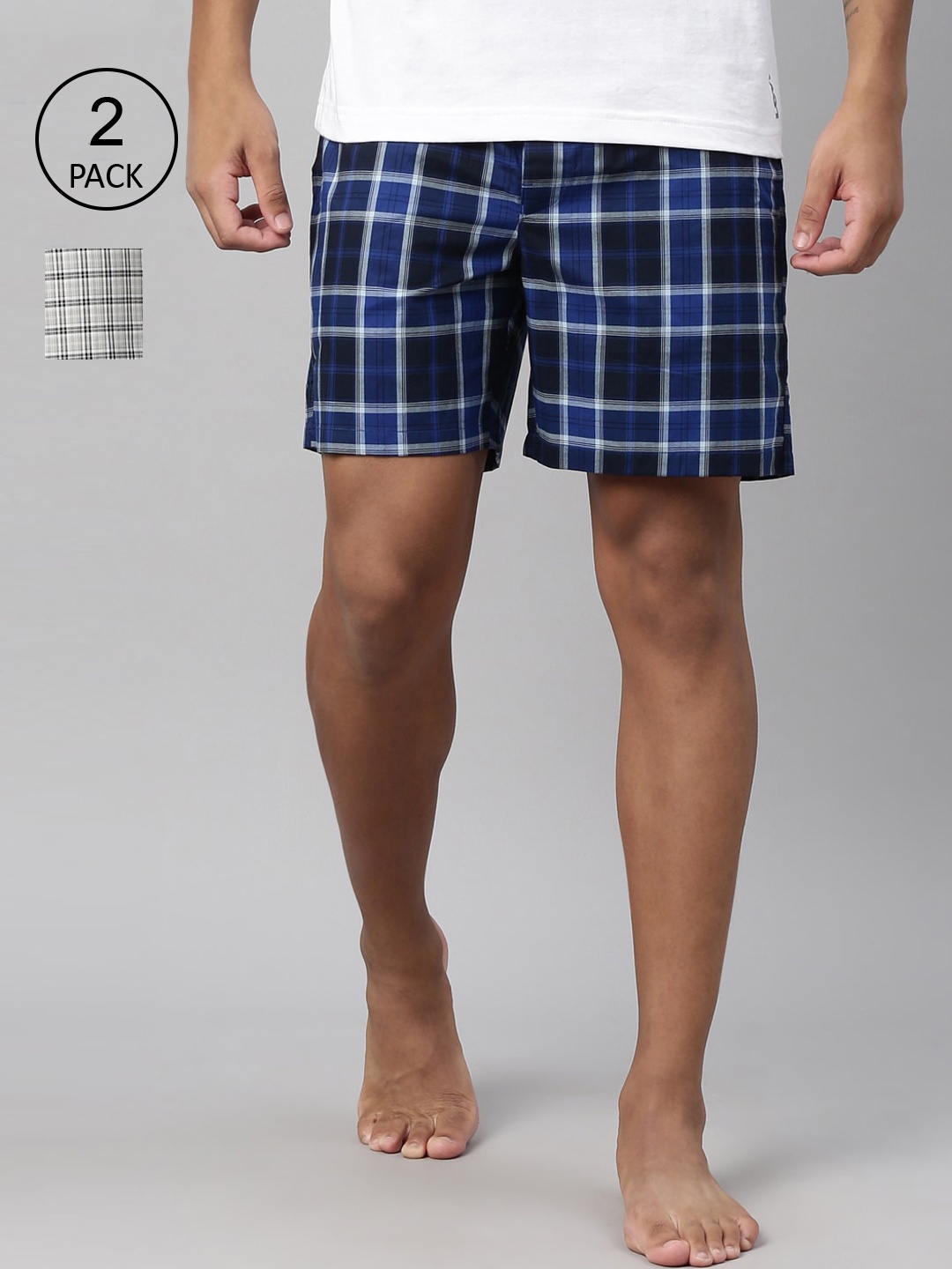 Levis Men Pack Of 2 Assorted Pure Cotton Boxers