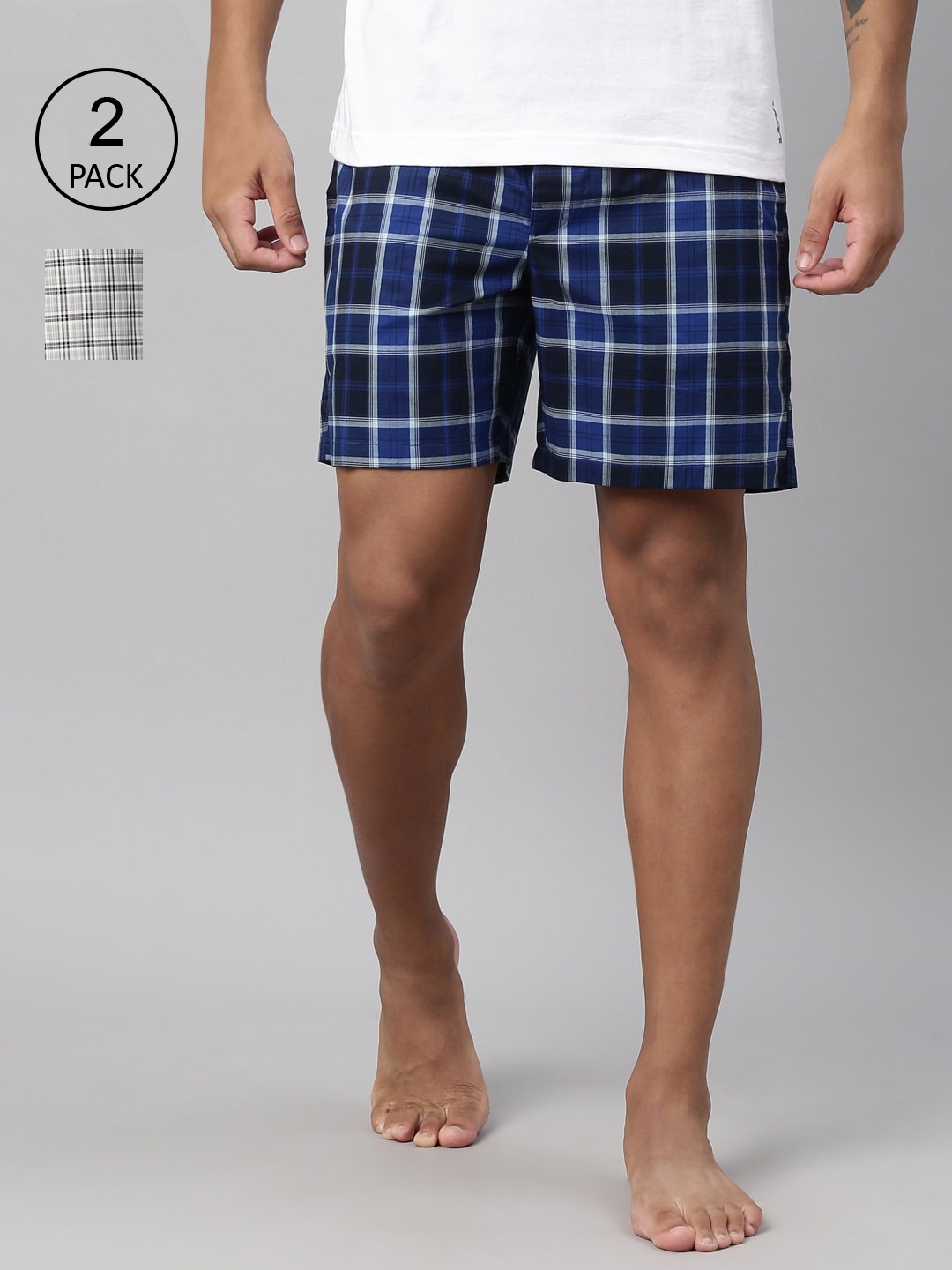 Levis Men Pack Of 2 Assorted Pure Cotton Boxers