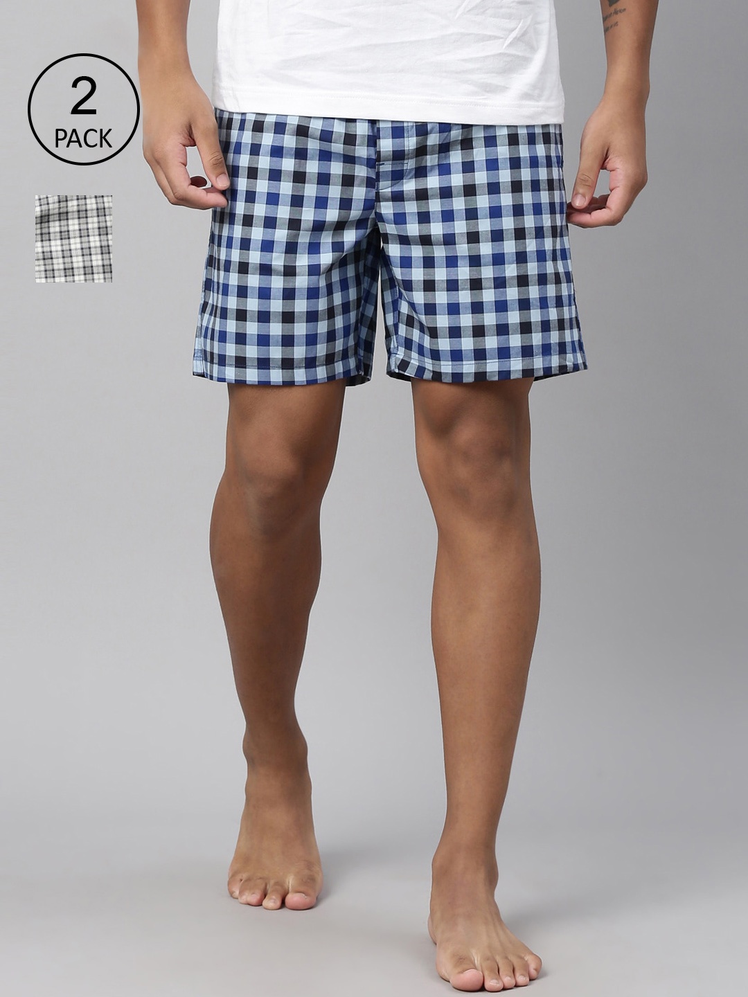 

Levis Men Pack Of 2 Assorted Pure Cotton Boxers