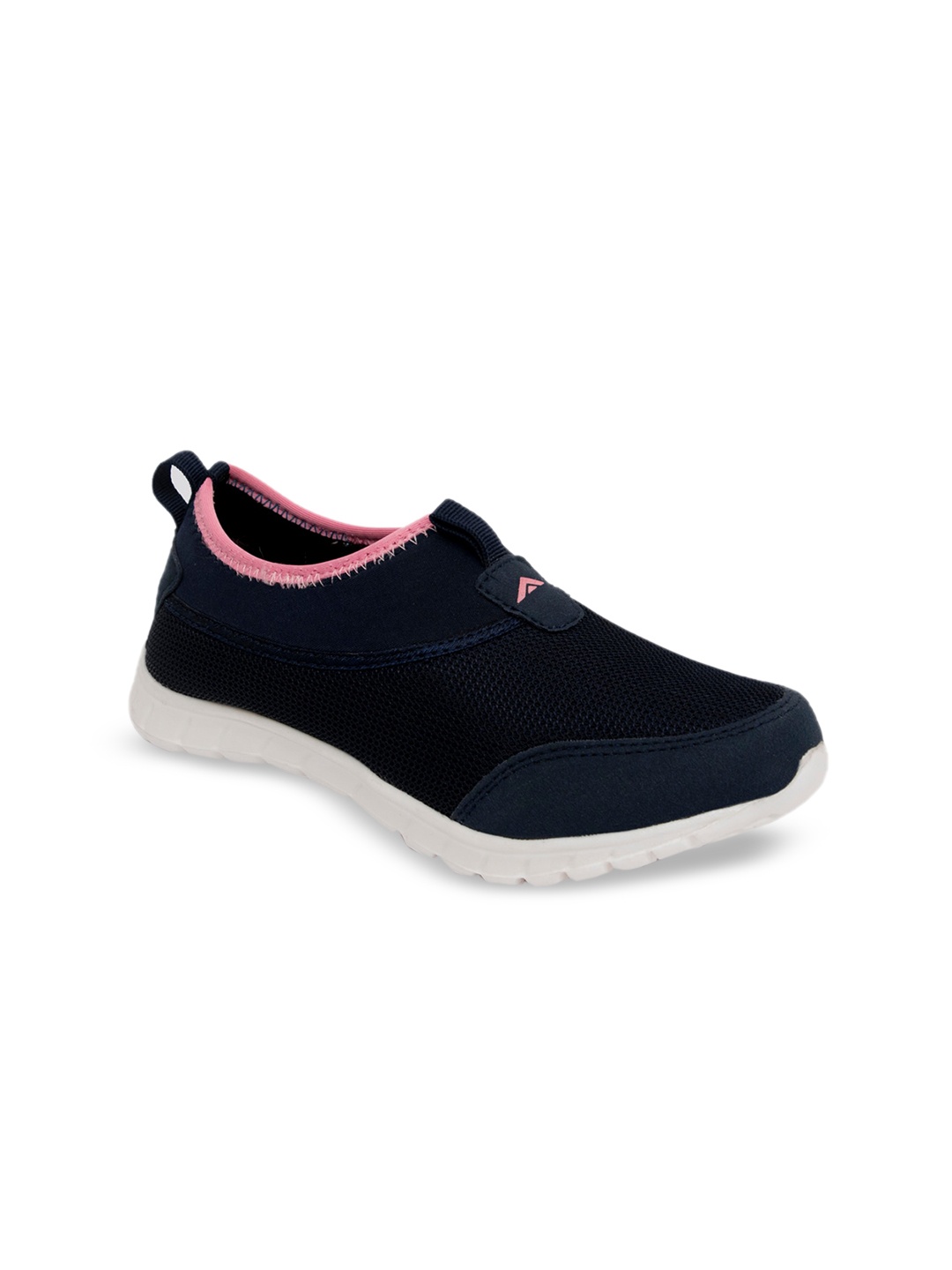 

ASIAN Women Navy Blue Woven Design Slip-On Sneakers