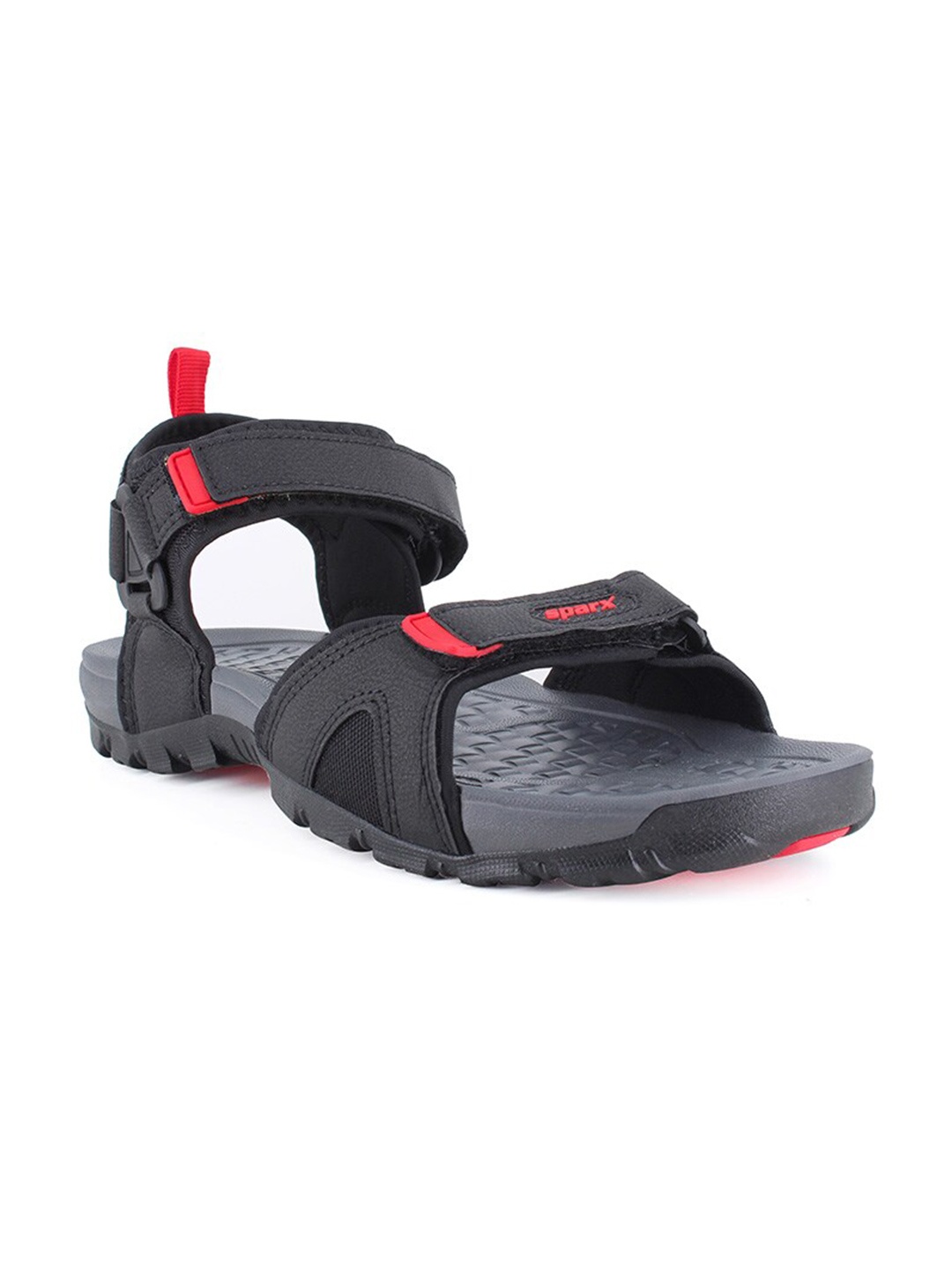 

Sparx Men Black & Red Sports Sandals