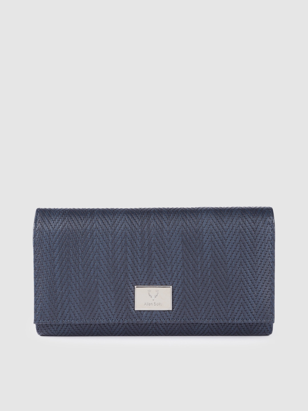 

Allen Solly Women Navy Blue Three Fold Wallet