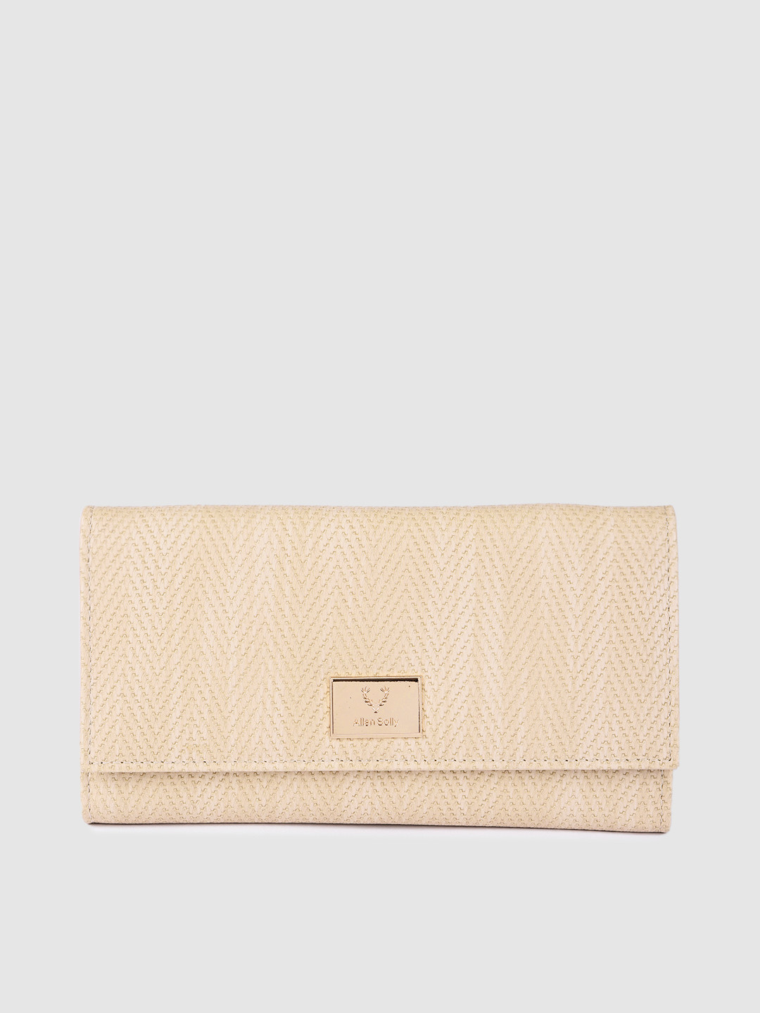 

Allen Solly Women Nude-Coloured Three Fold Wallet