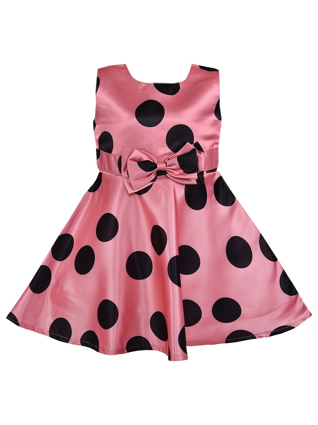 

Wish Karo Peach-Coloured Satin Dress