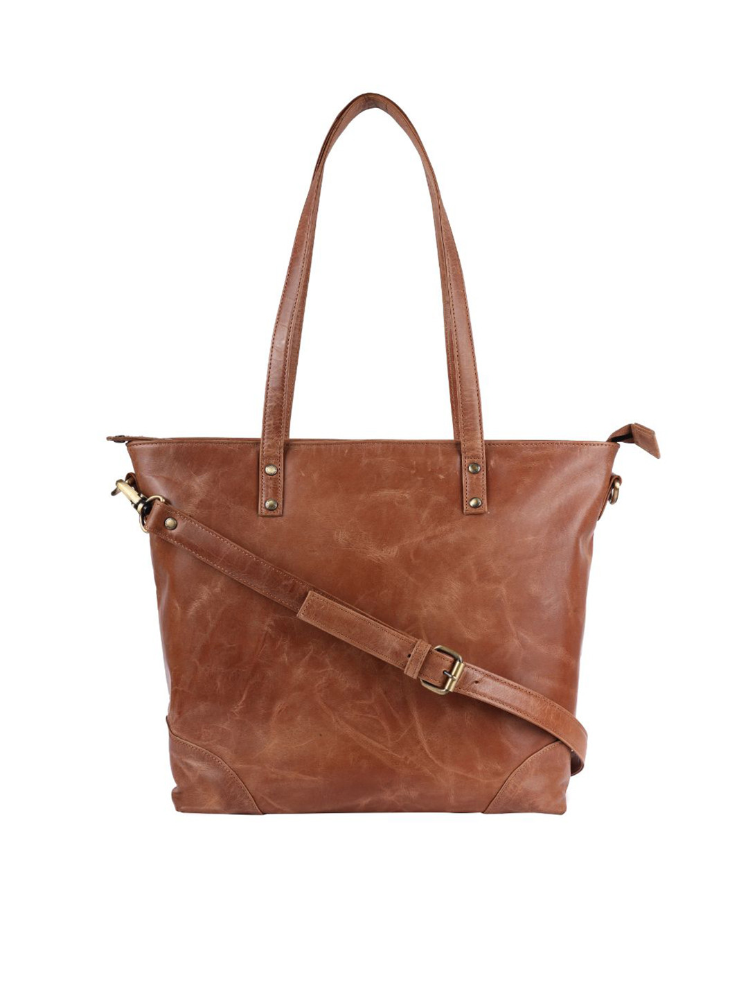 

HAMMONDS FLYCATCHER Women Brown Leather Laptop Bag