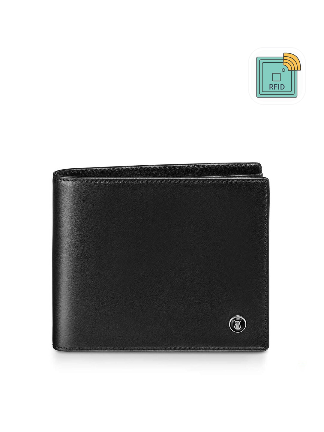 

Lapis Bard Black Mayfair Bifold Wallet
