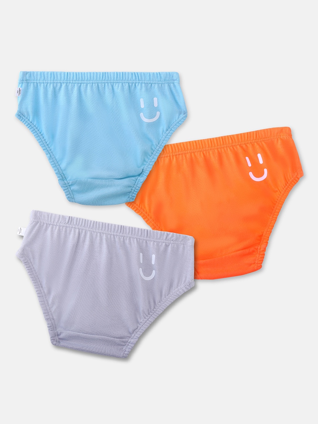 

You Got Plan B Boys Pack of 3 Printed Basic Cotton Briefs, Blue