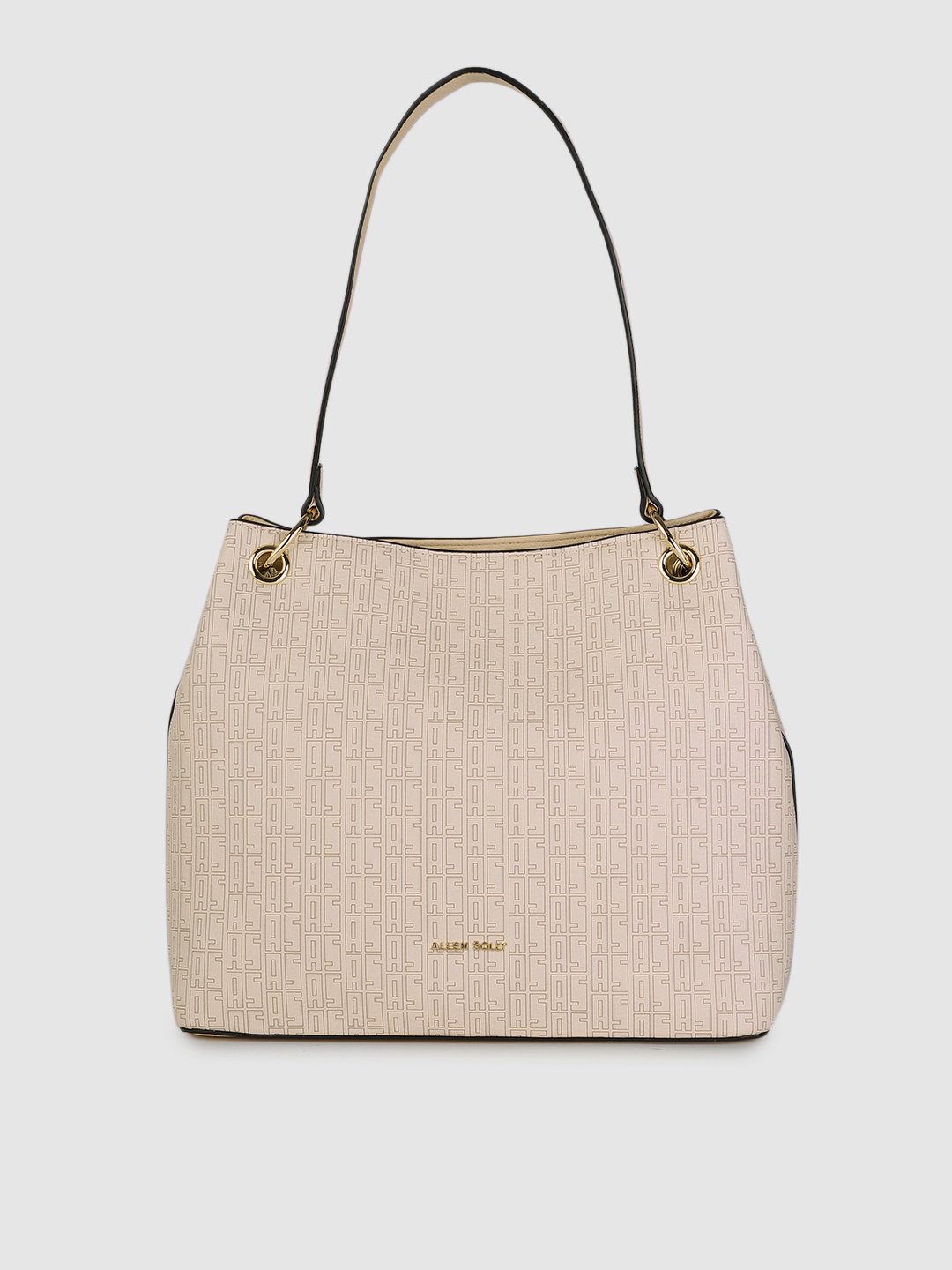 

Allen Solly Women Beige Printed PU Structured Shoulder Bag
