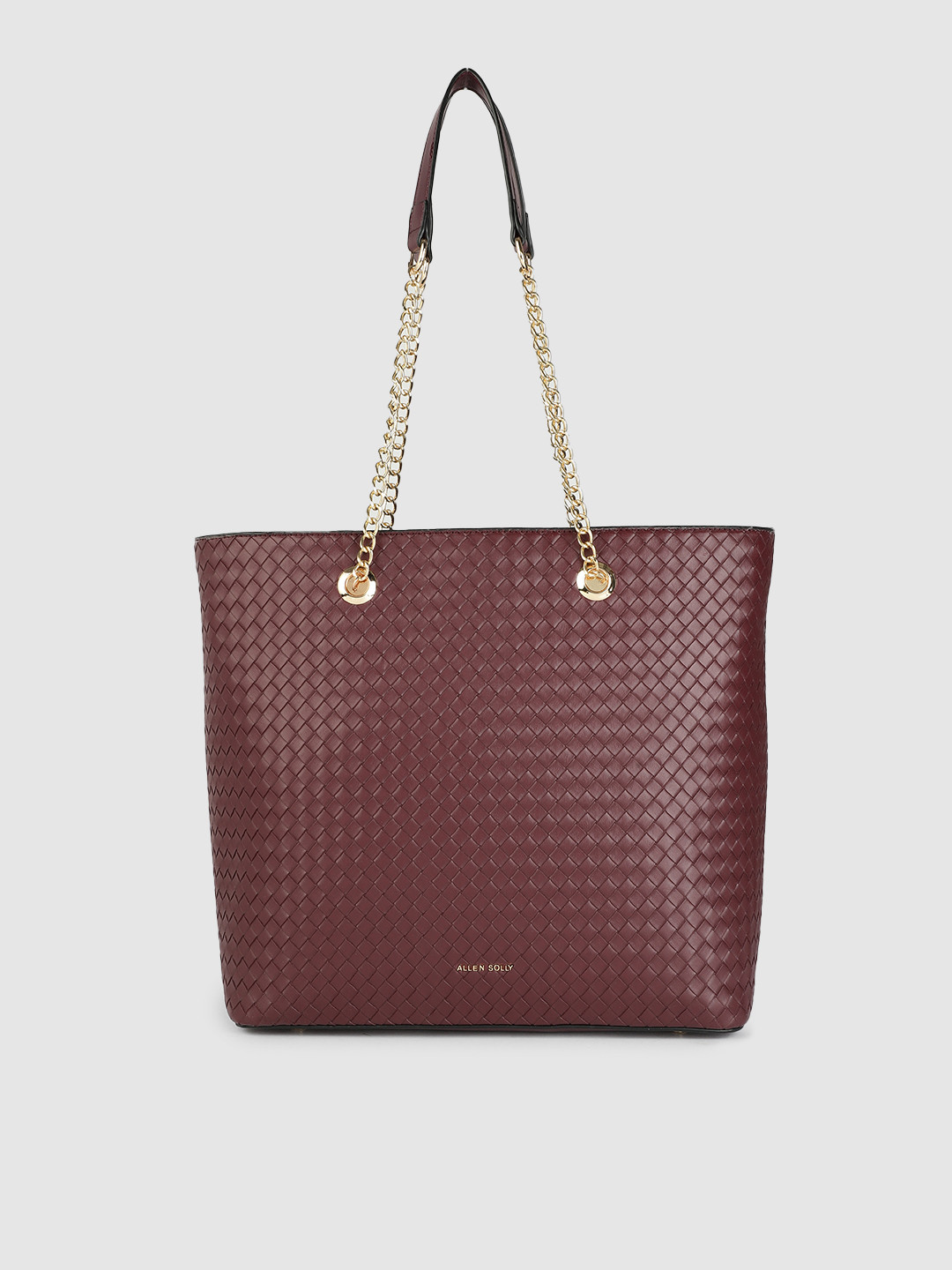 

Allen Solly Maroon Quilted Shoulder Bag