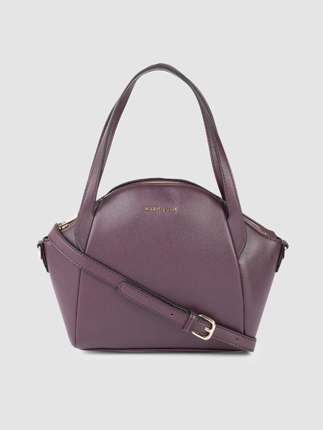 

Allen Solly Purple Solid Handheld Bag