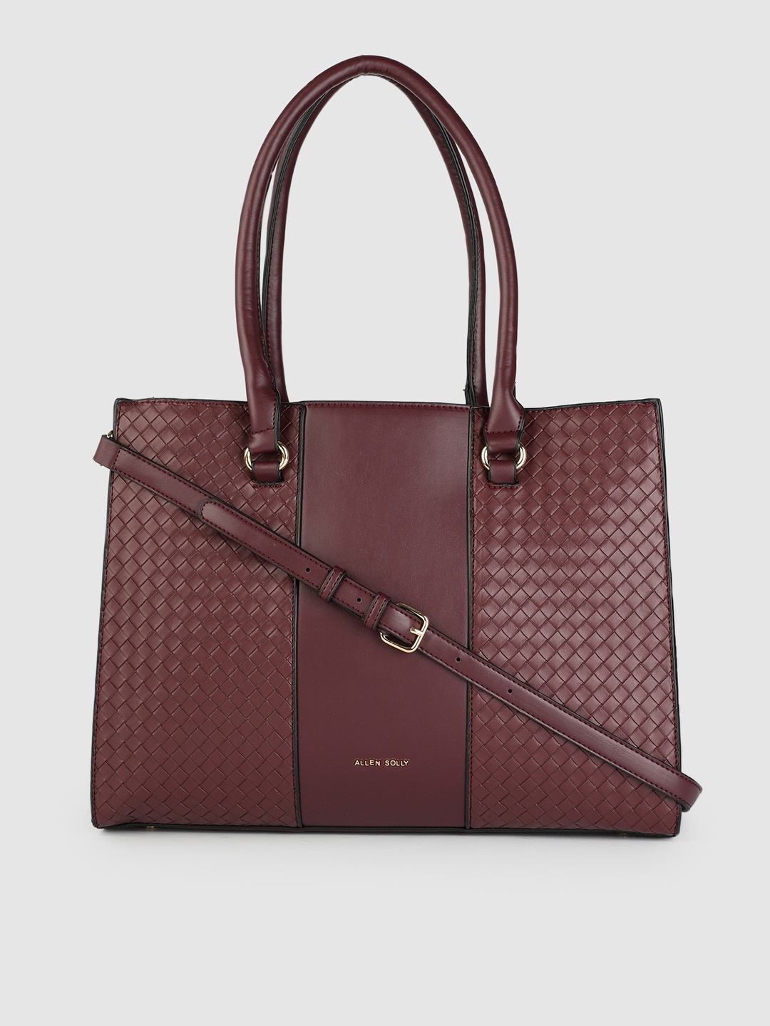 

Allen Solly Burgundy Quilted Shoulder Bag