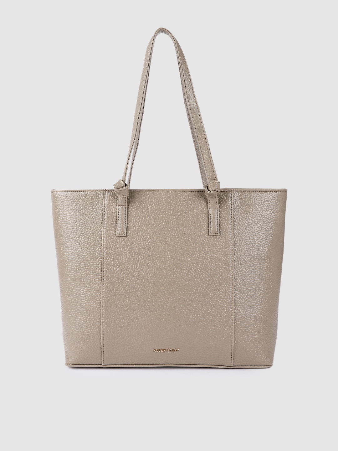 

Allen Solly Women Grey Textured Structured Shoulder Bag