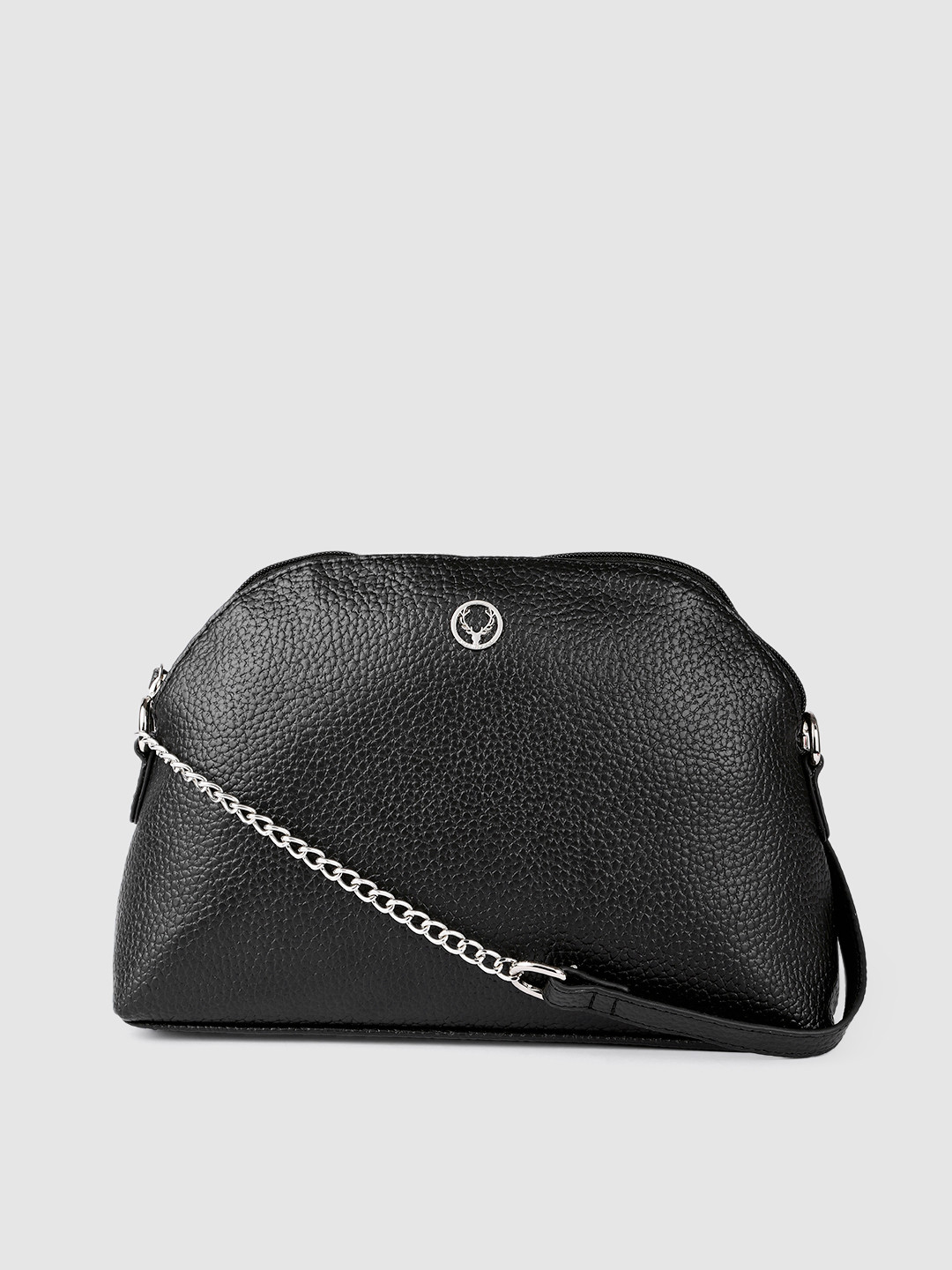 

Allen Solly Black Solid Sling Bag