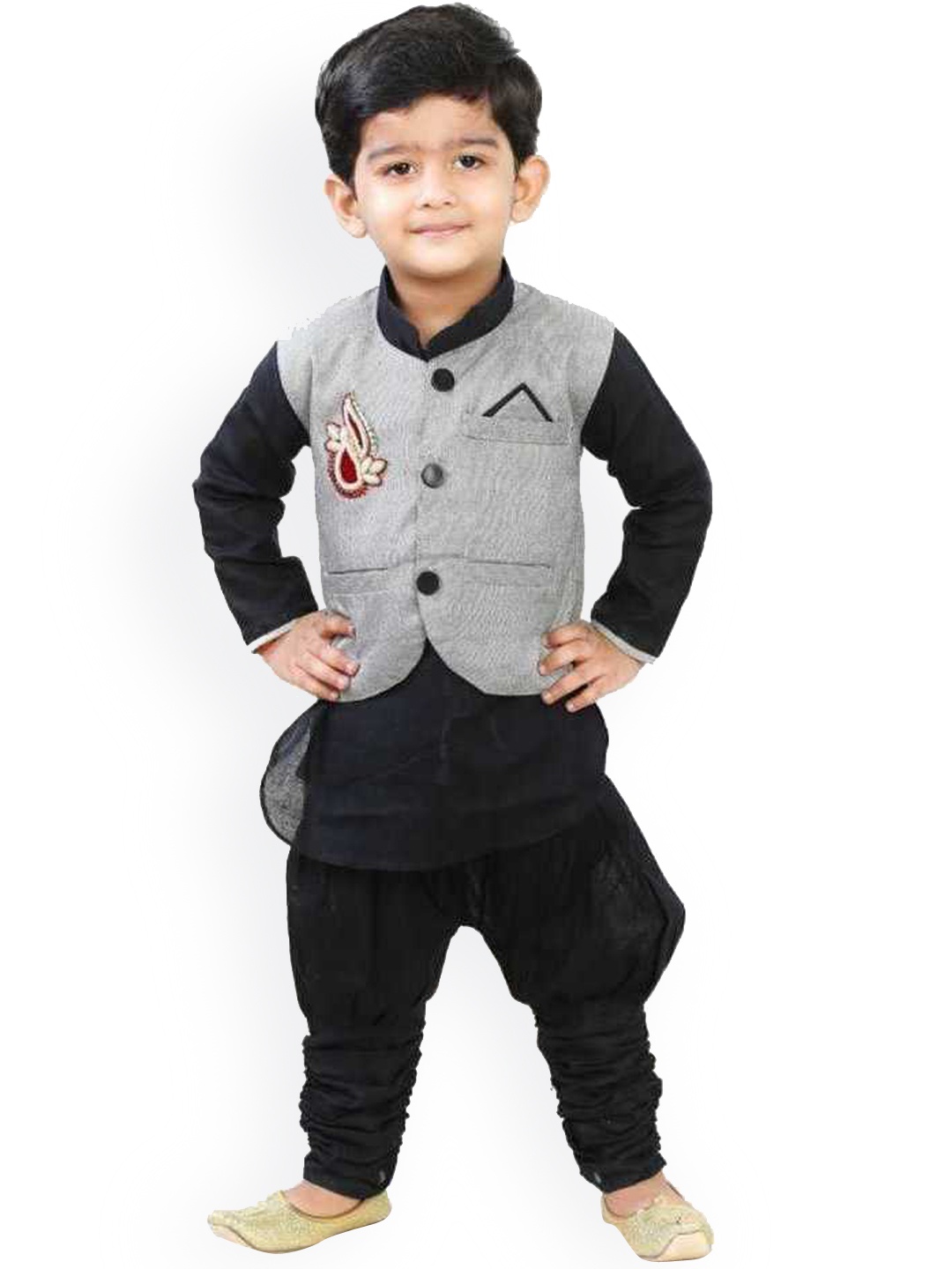 

DIGIMART Boys Multi Clothing Set, Grey