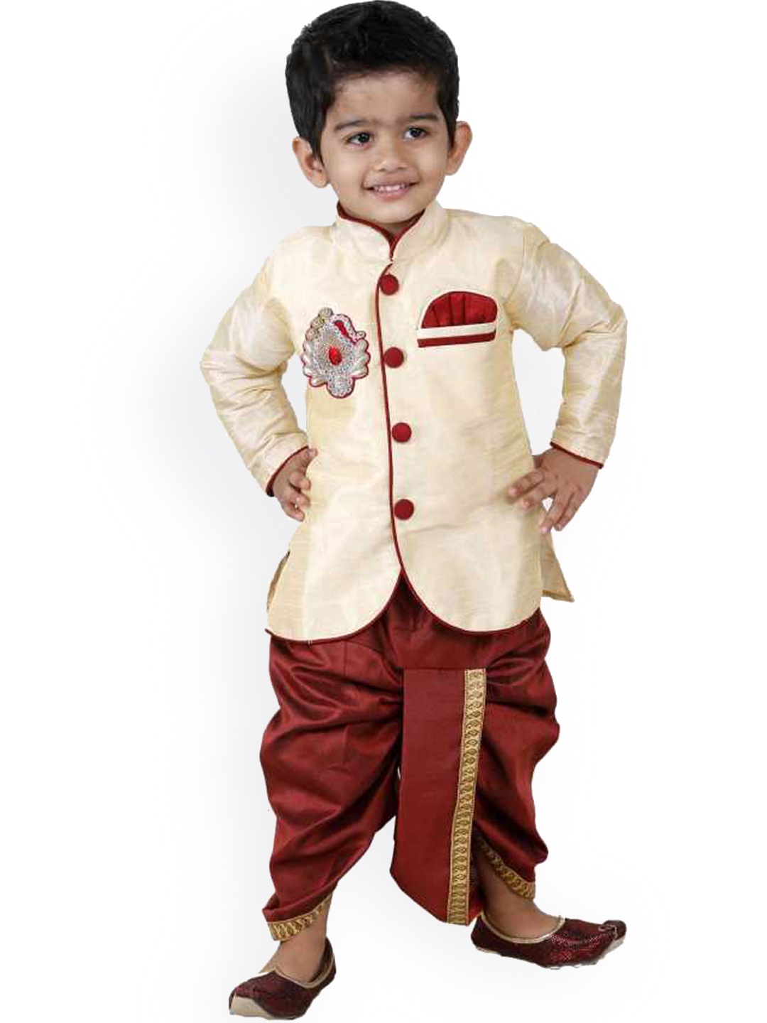 

DIGIMART Boys Multi Clothing Set, Gold