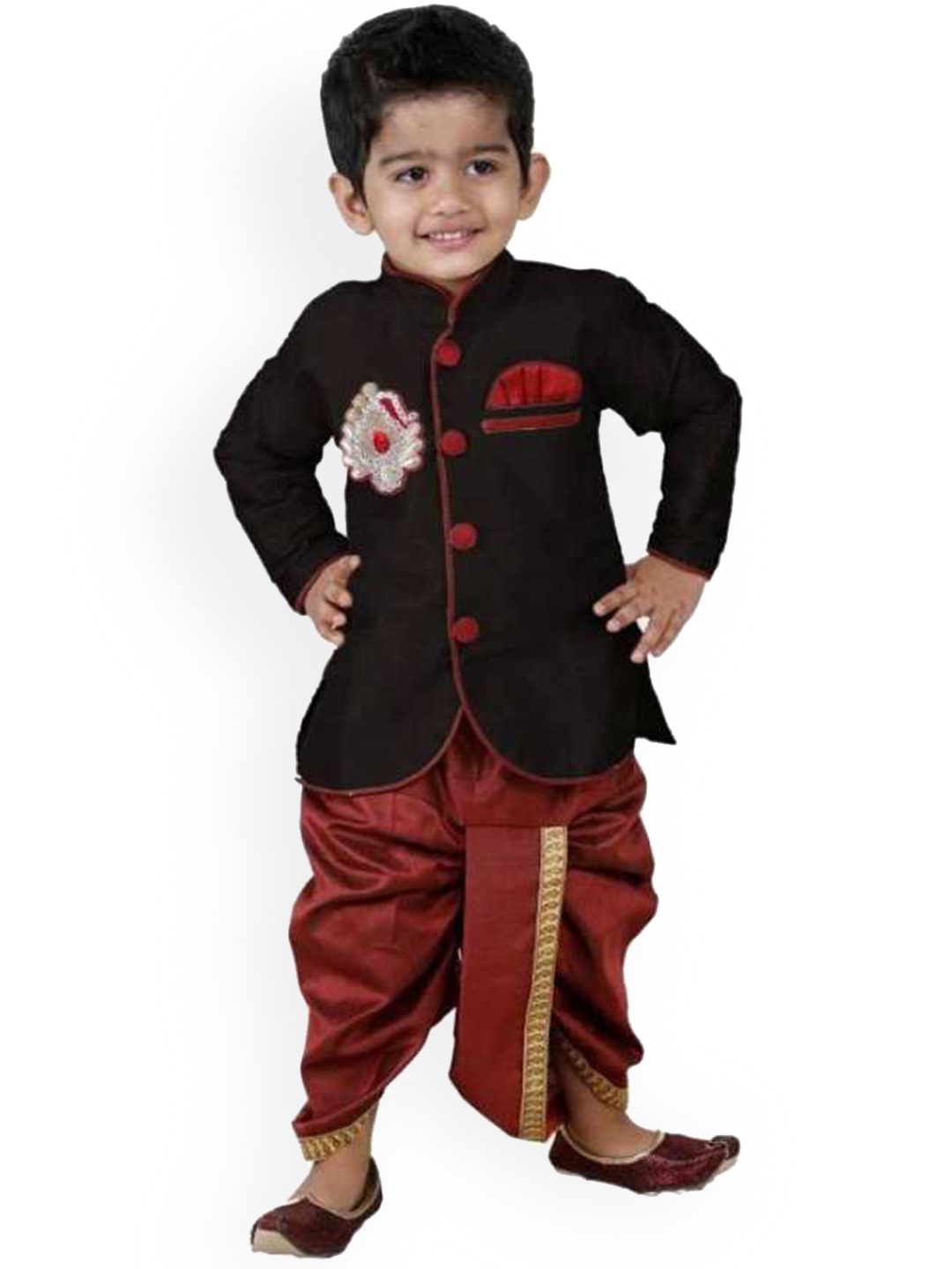 

DIGIMART Boys Multi Clothing Set, Black