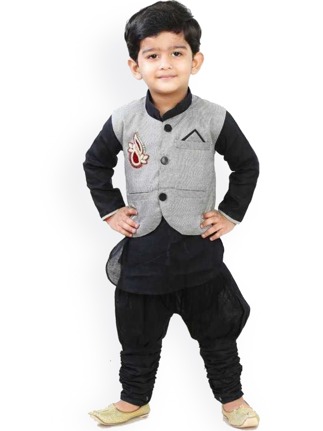 

DIGIMART Boys Multi Clothing Set, Grey melange