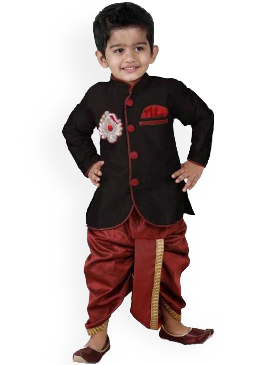 

DIGIMART Boys Multi Clothing Set, Black