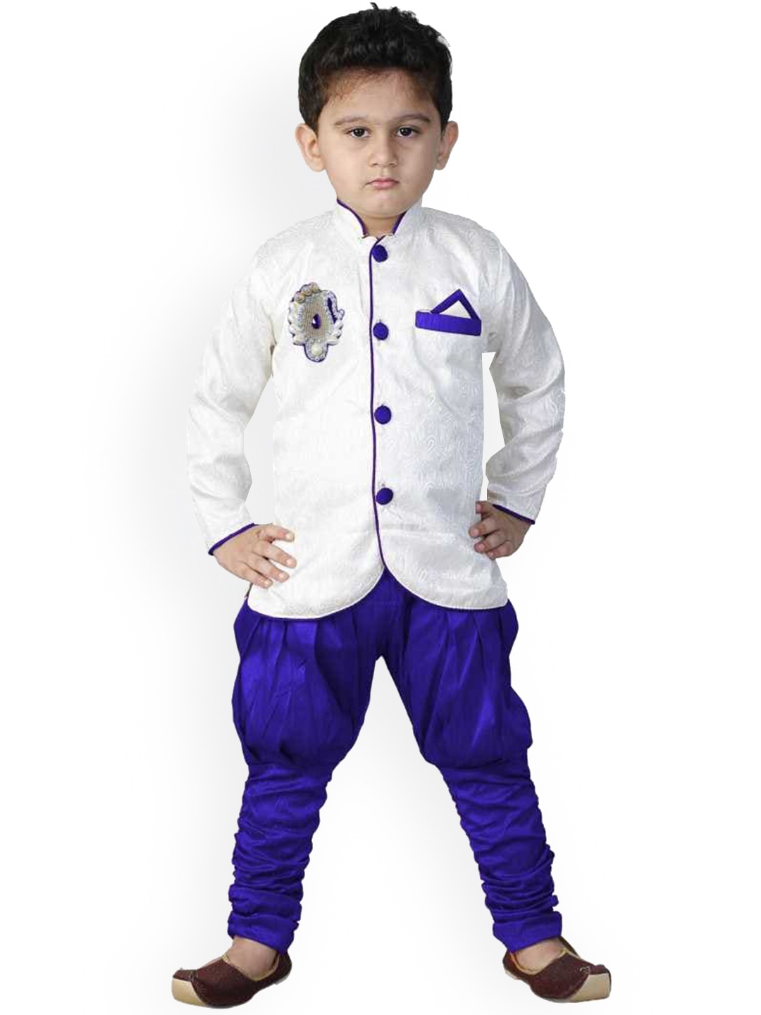 

DIGIMART Boys Multi Clothing Set, White