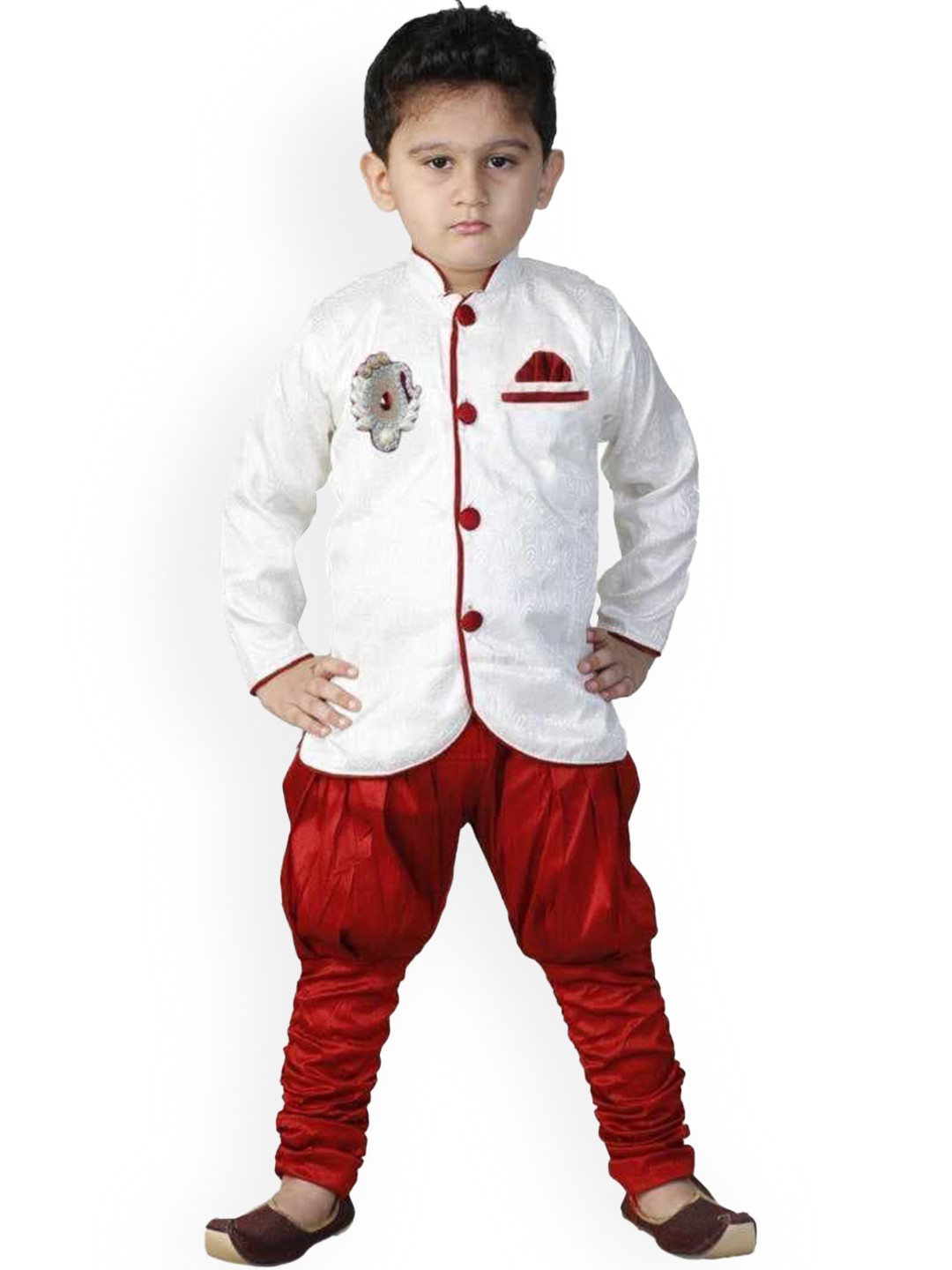 

DIGIMART Boys Multi Clothing Set, White