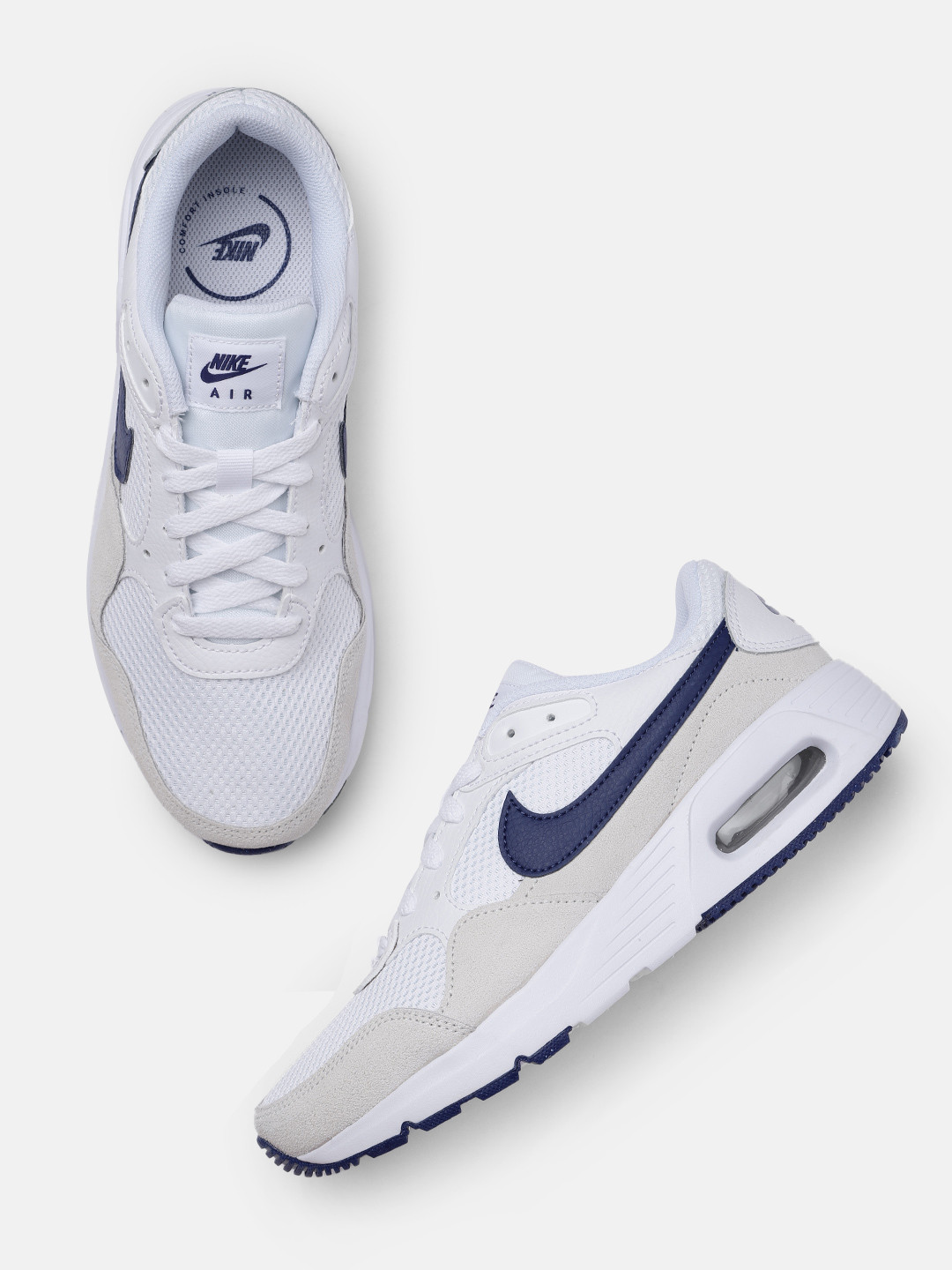 

Nike Women White AIR MAX SC Sneakers