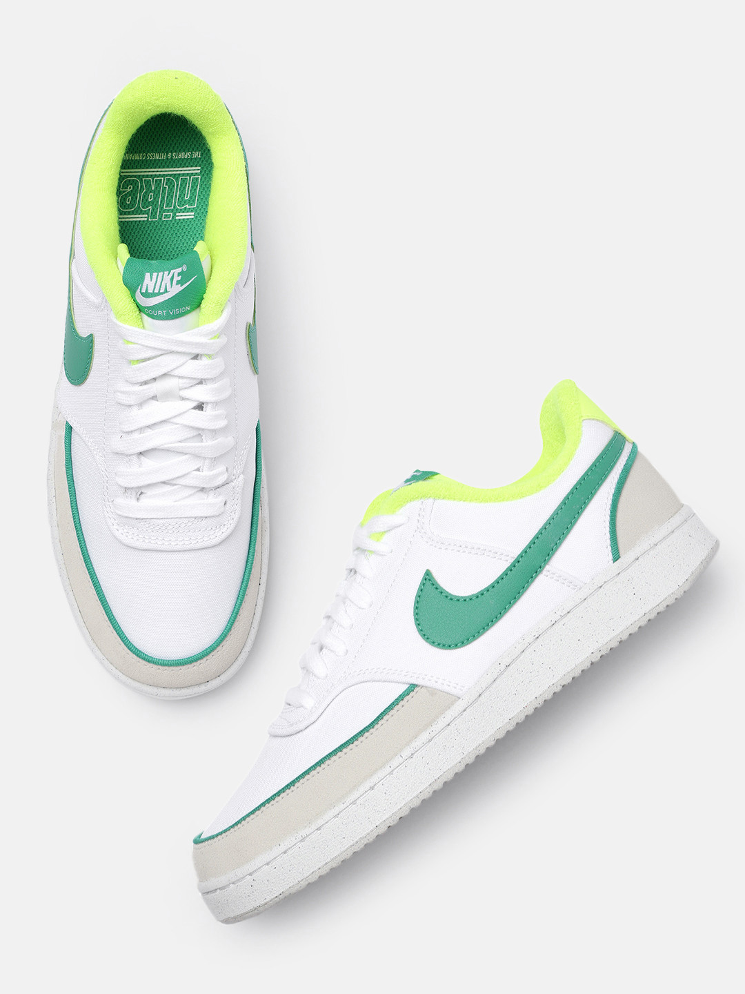 

Nike Women White Solid Sneakers