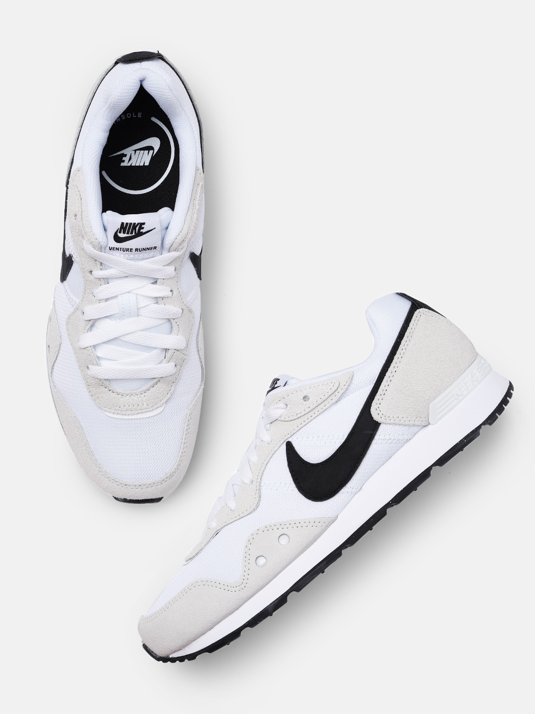 

Nike Women White Suede VENTURE RUNNER Shoes