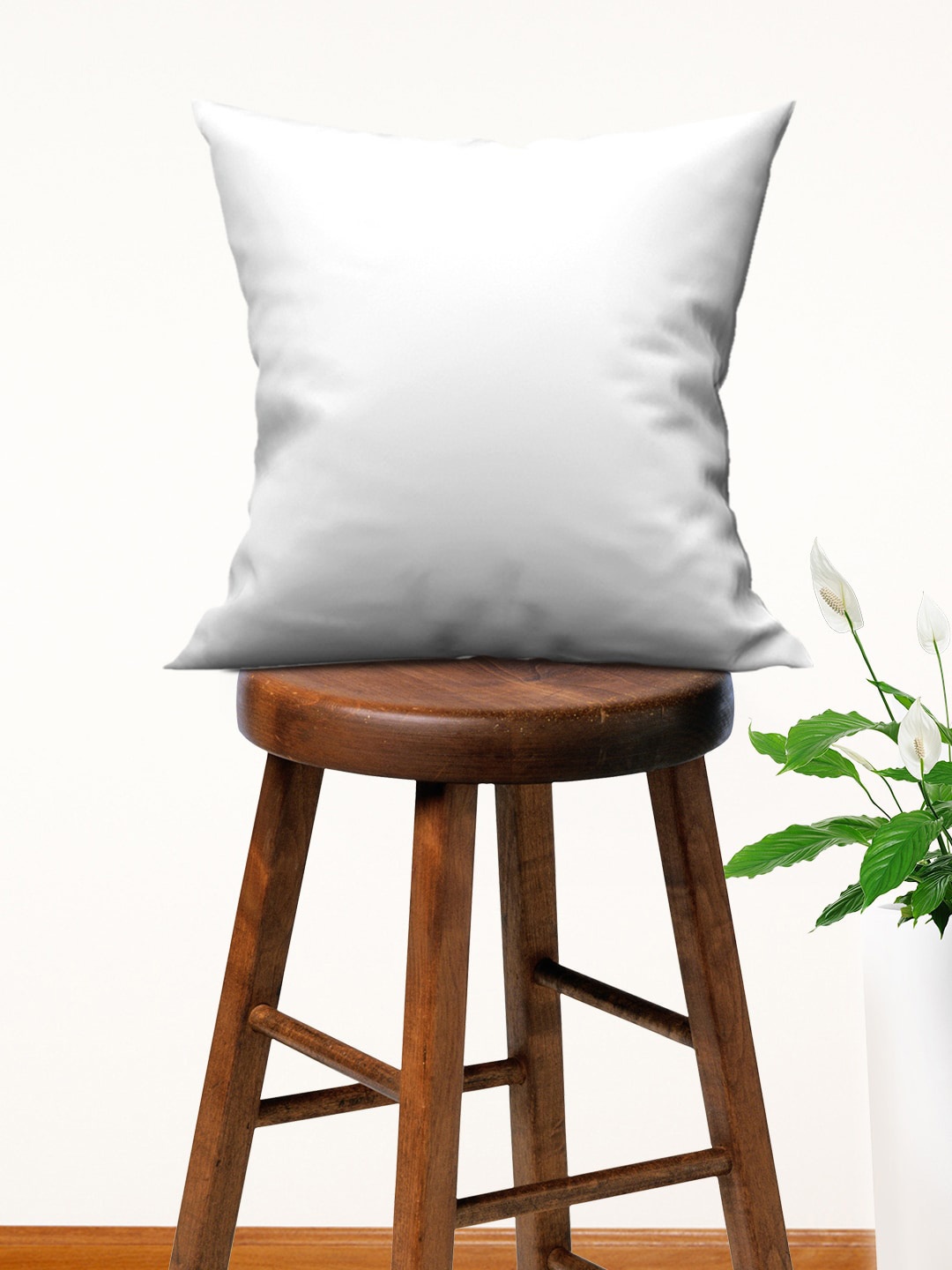 

Athom Trendz White Solid Cushion Filler