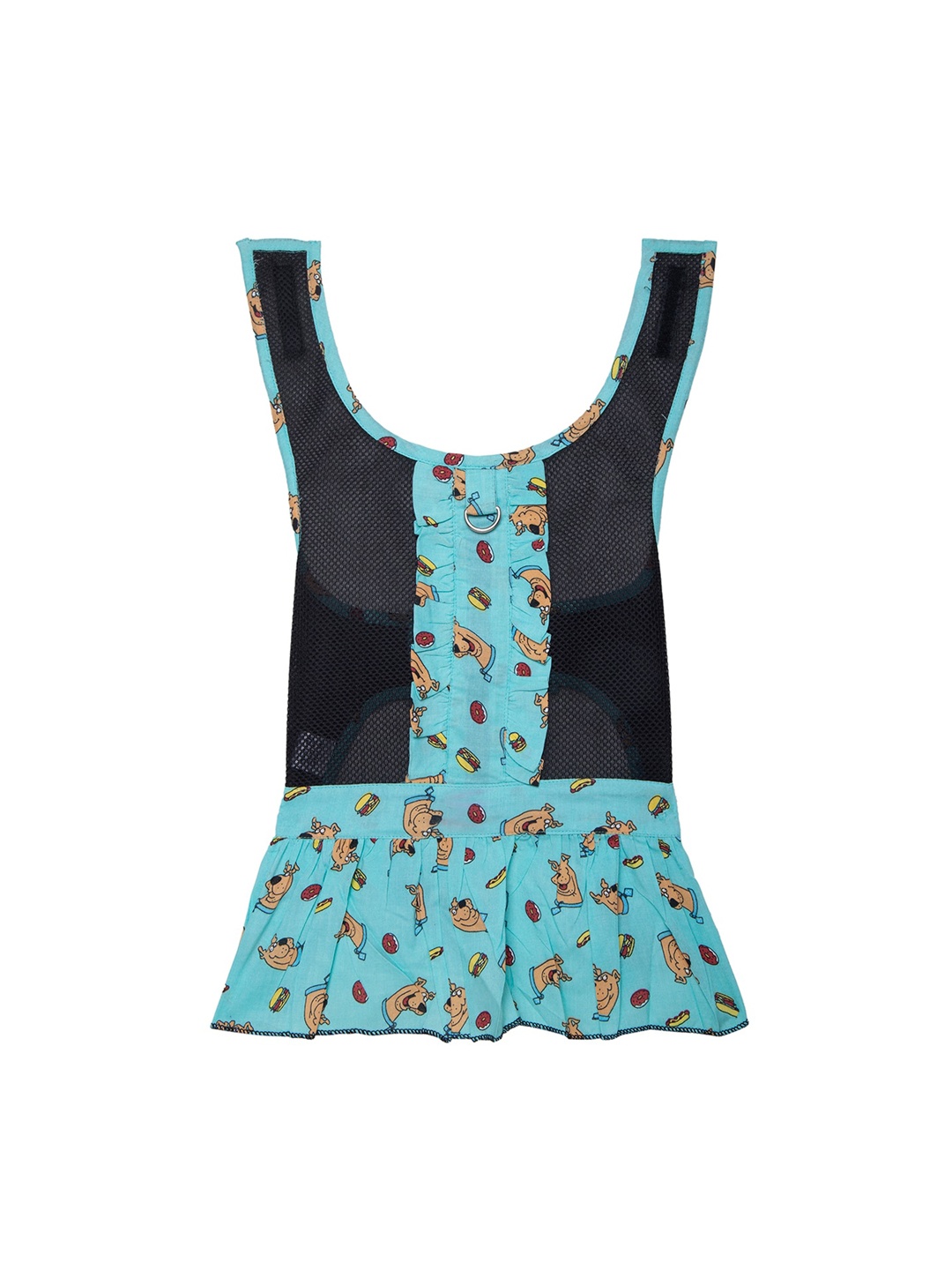 

Lulala Sea-Green & Black Printed Dog Dresses
