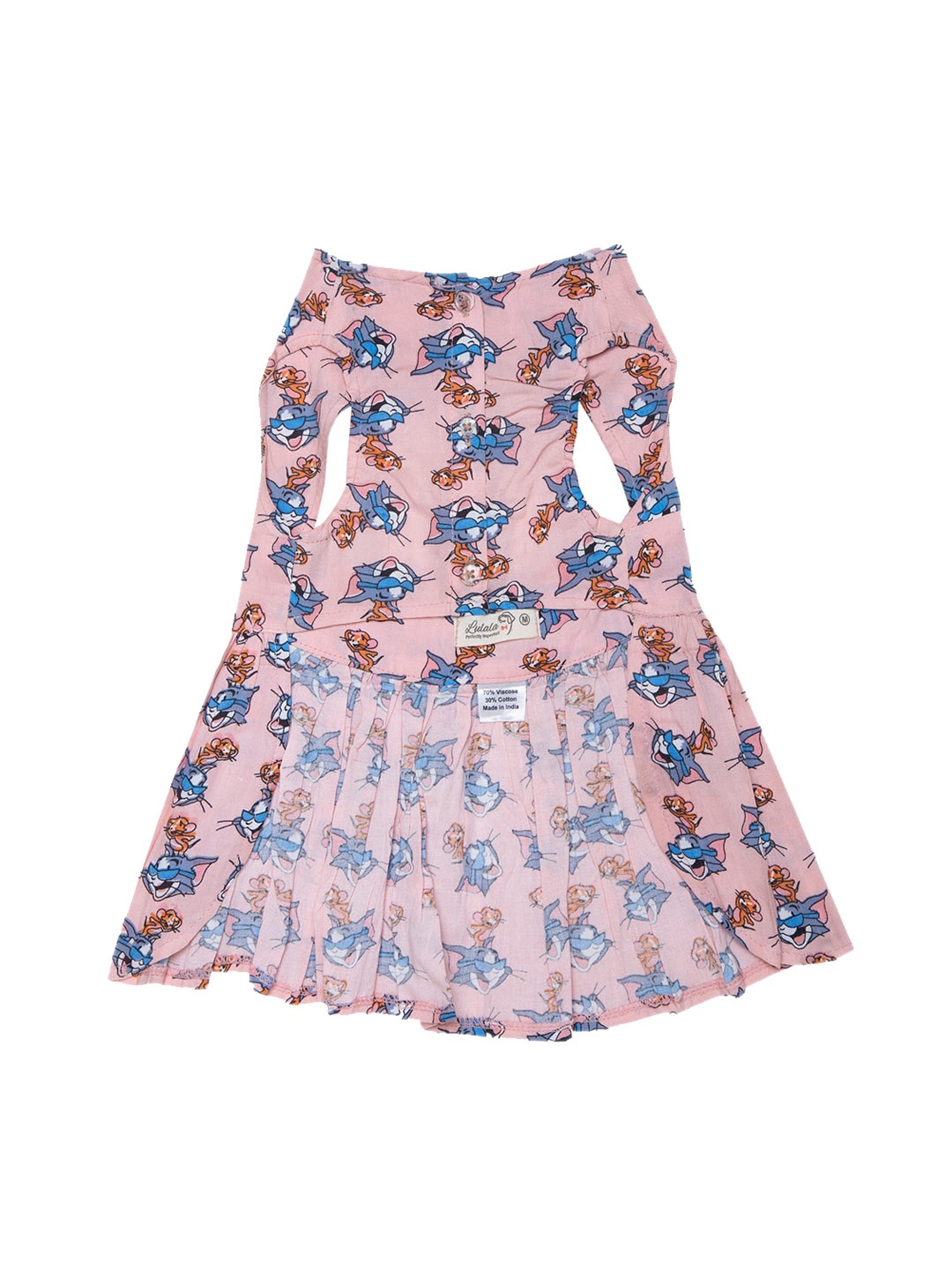 

Lulala Pink Tom & Jerry Printed Dog Dresses