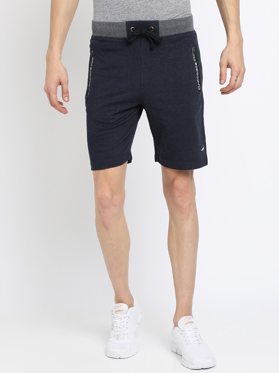 

Crocodile Men Navy Blue Sports Shorts