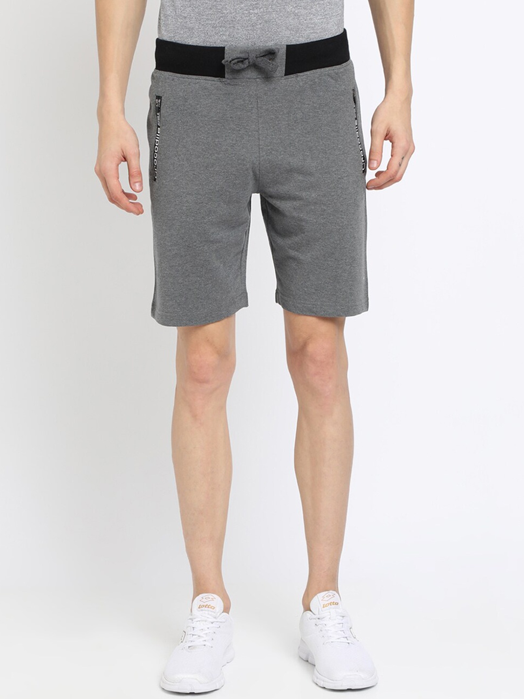 

Crocodile Men Grey Sports Shorts