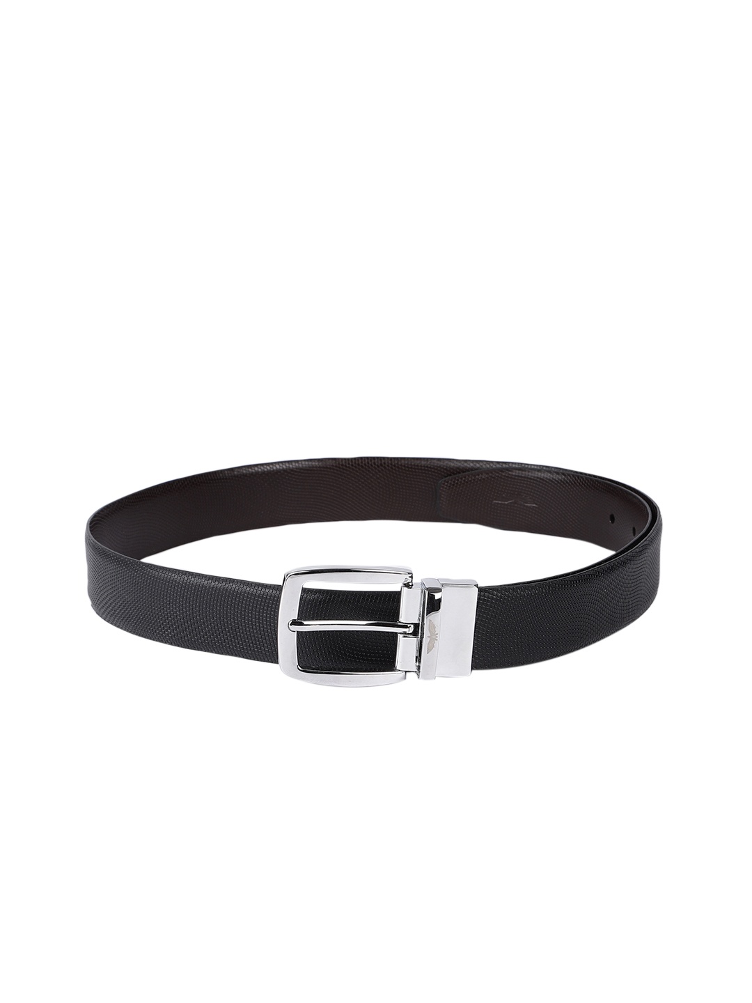 

Park Avenue Men Black Textured Leather Belt