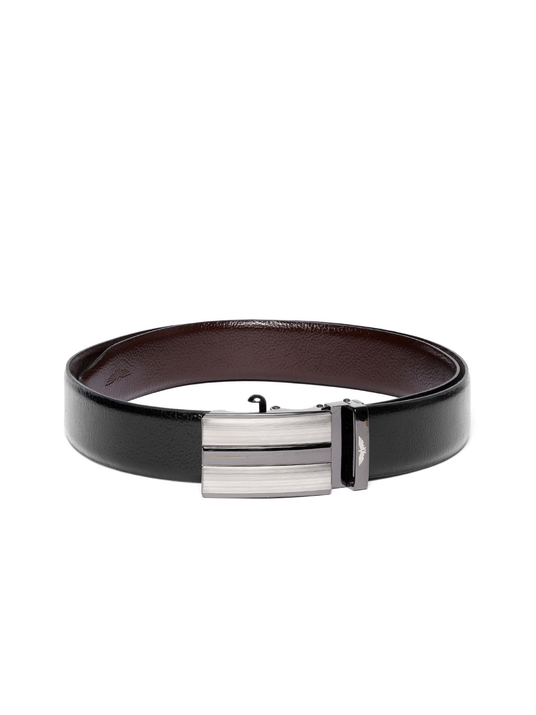 

Park Avenue Men Black Solid Leather Belt