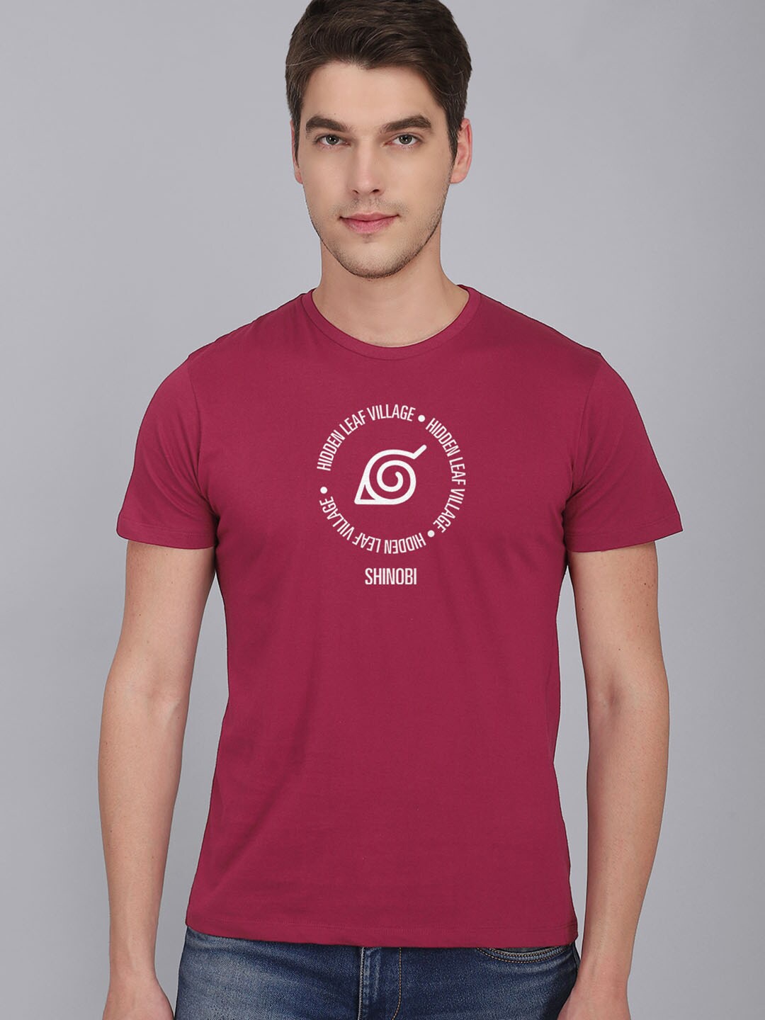 

Free Authority Men Red Typography Printed Cptton T-shirts